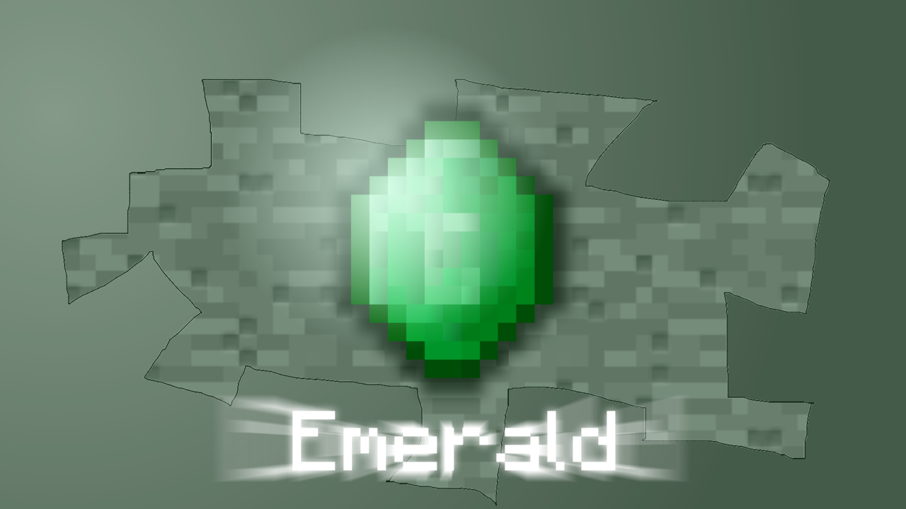 minecraft emerald Wallpapers