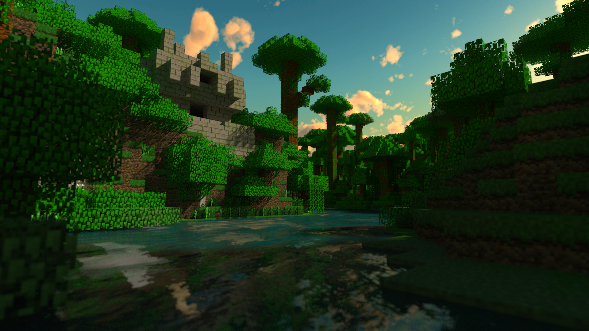 minecraft jungle Wallpapers