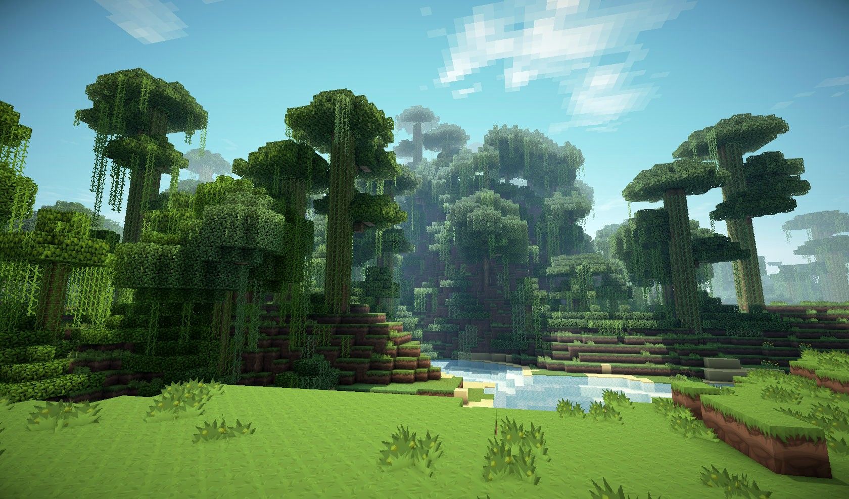 minecraft jungle Wallpapers