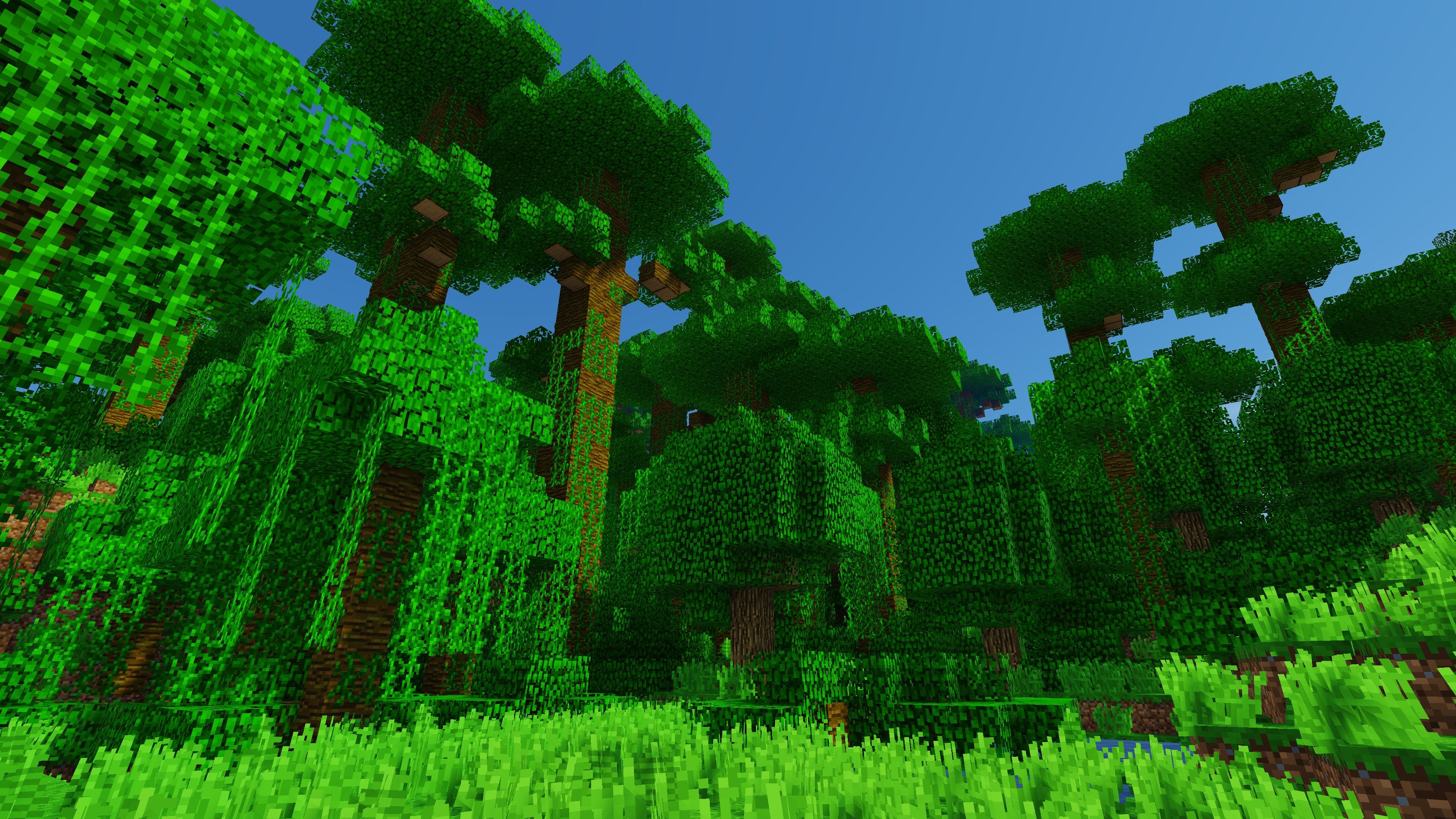 minecraft jungle Wallpapers