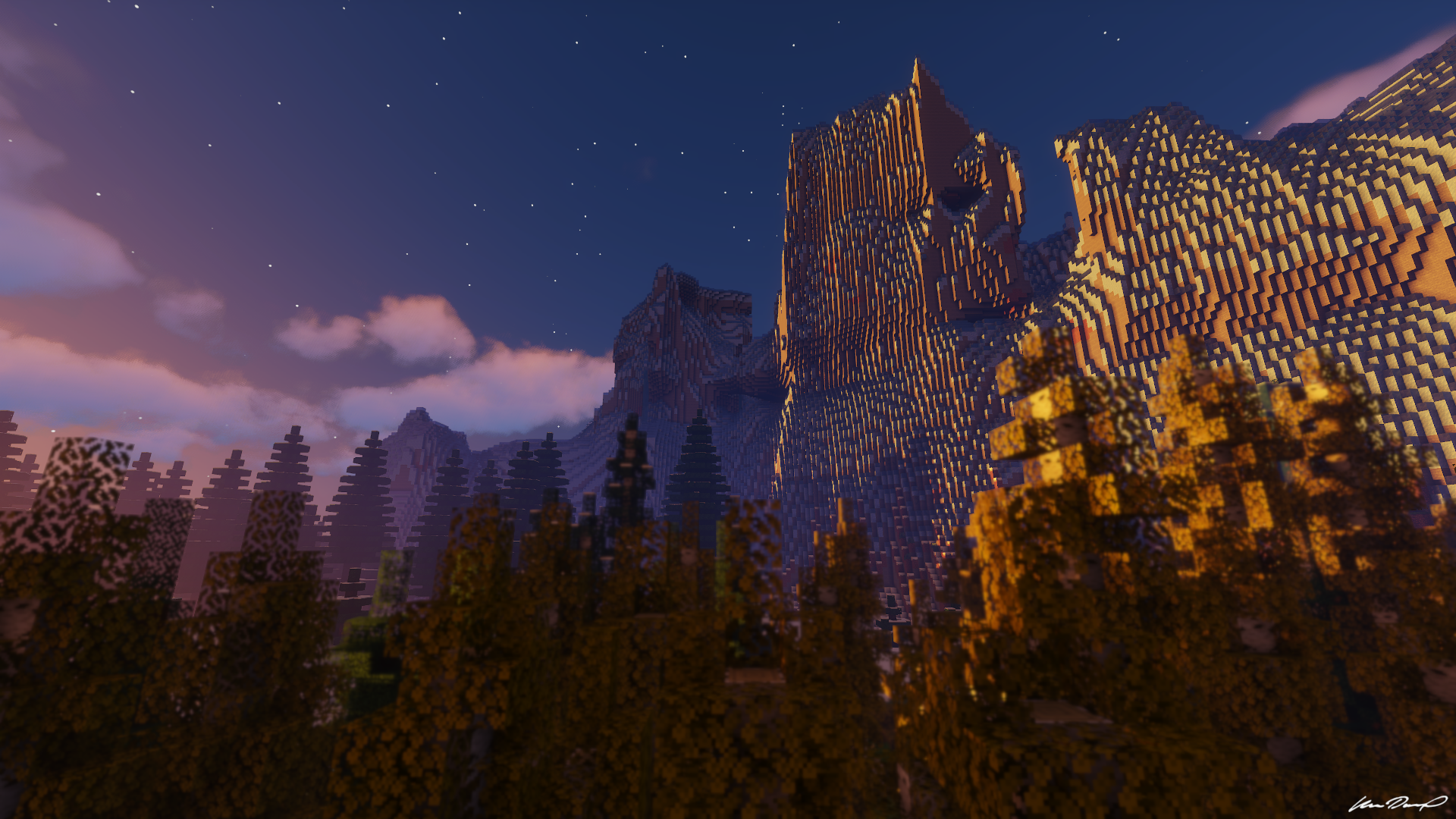 minecraft sceneryWallpapers