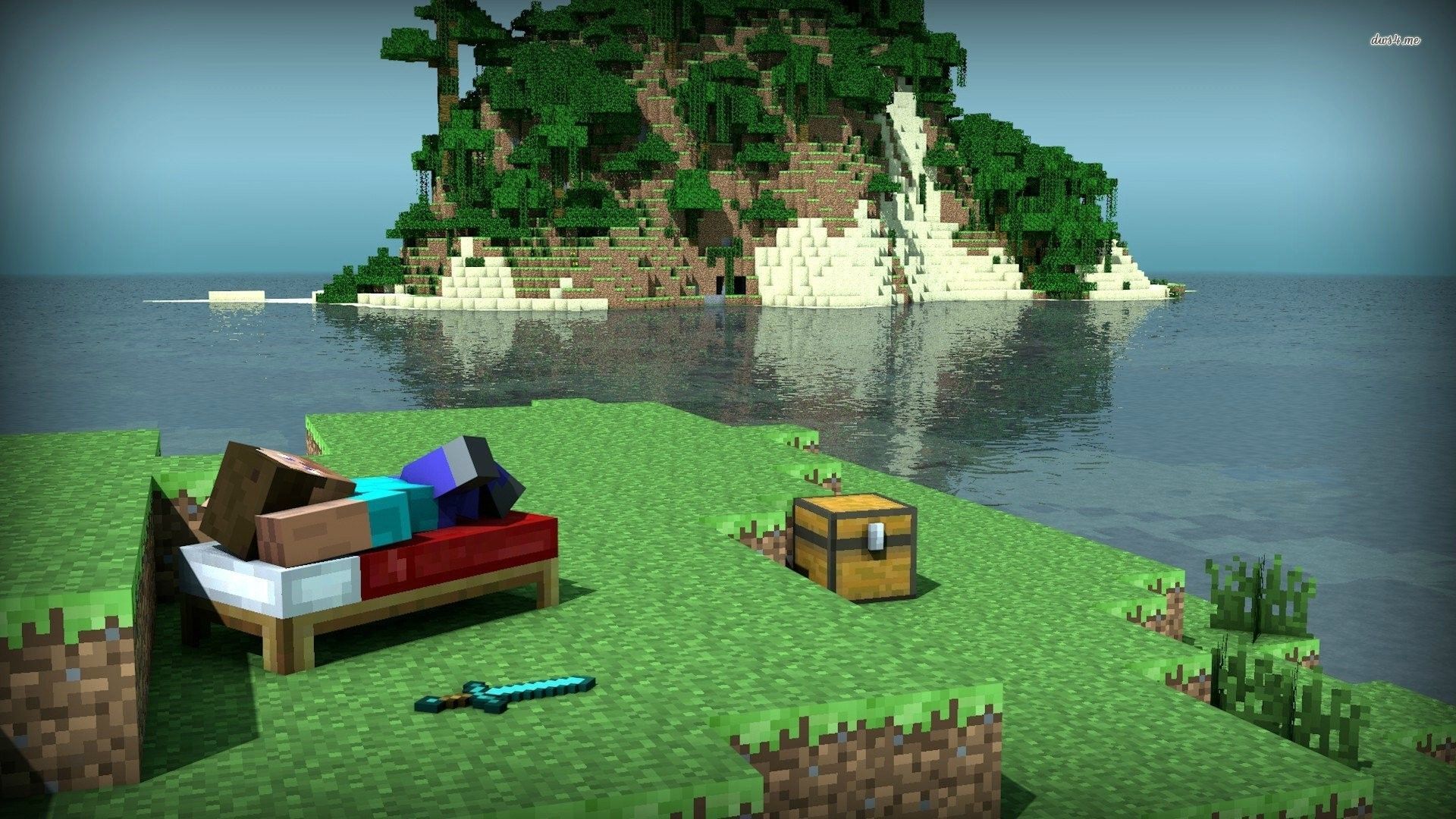 minecraft sceneryWallpapers