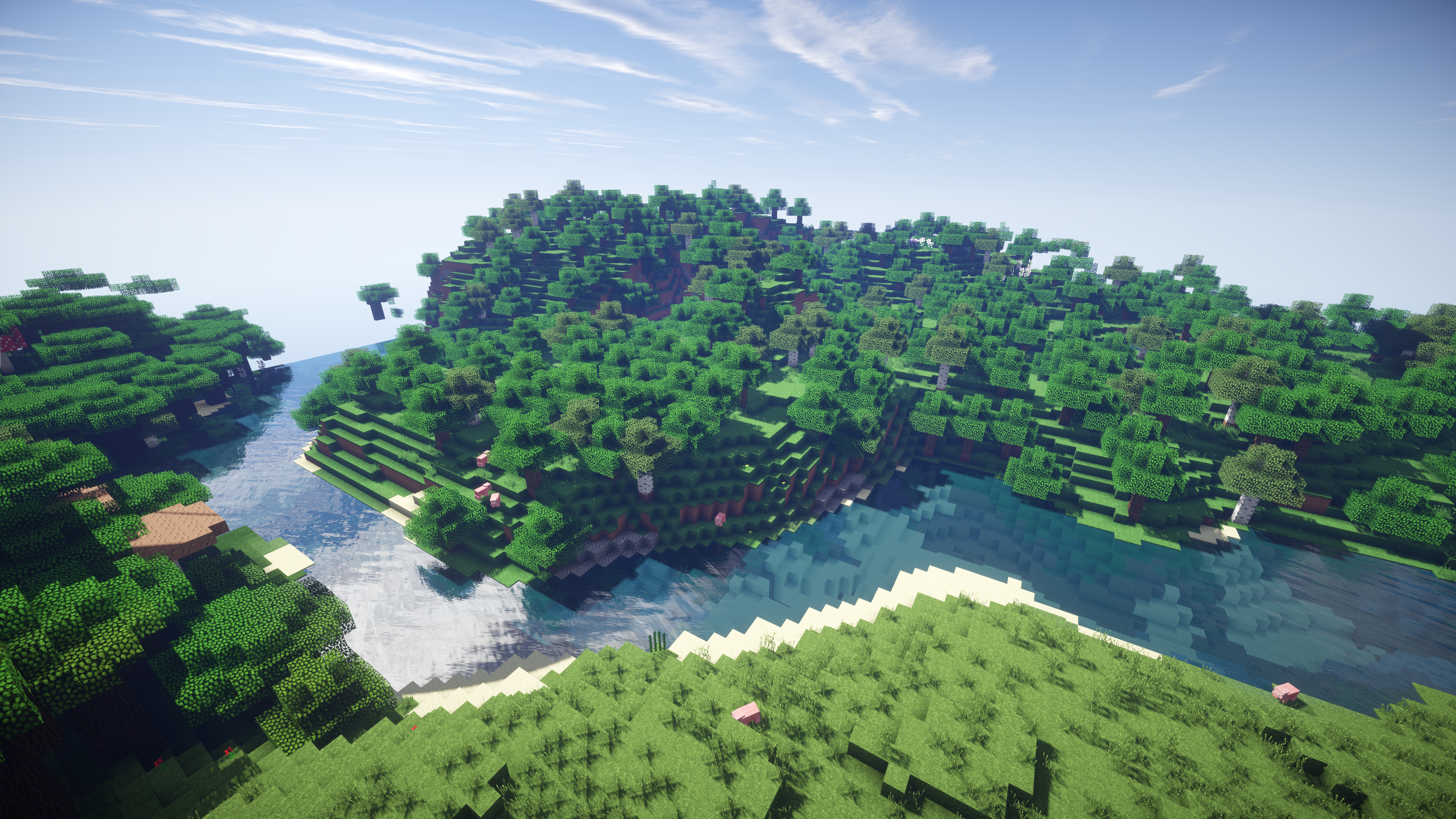 minecraft shadersWallpapers