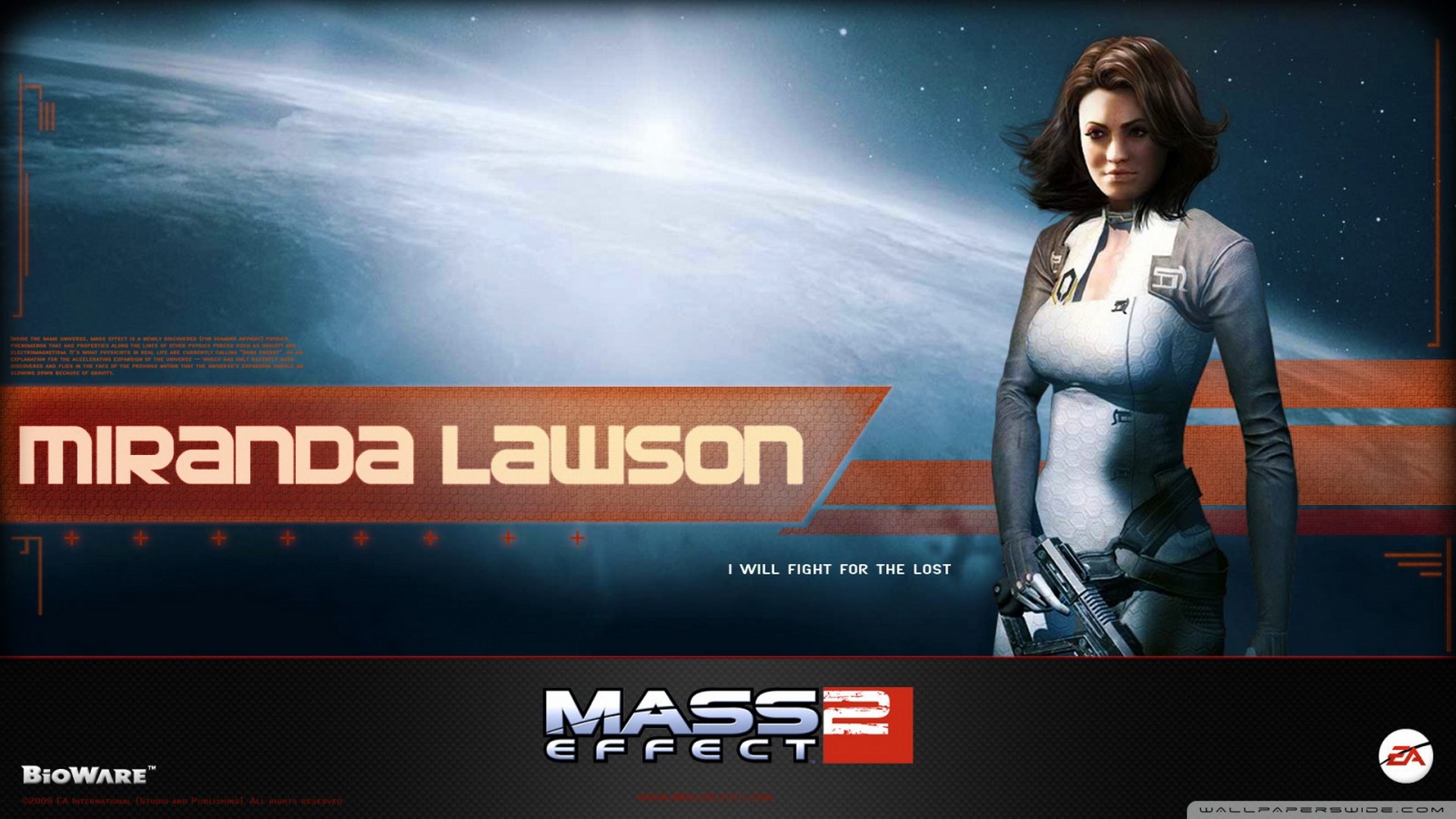 Miranda Lawson HD Mass Effect Gaming Wallpapers