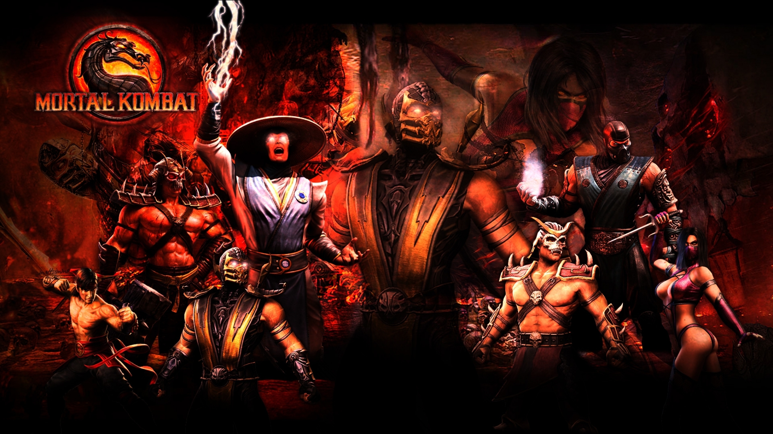 mortal kombat desktopWallpapers