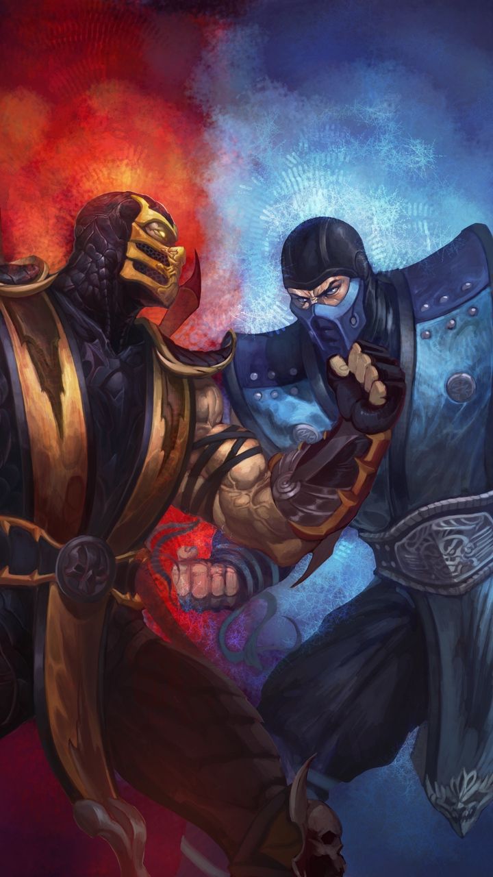 mortal kombat scorpion vs sub zero Wallpapers