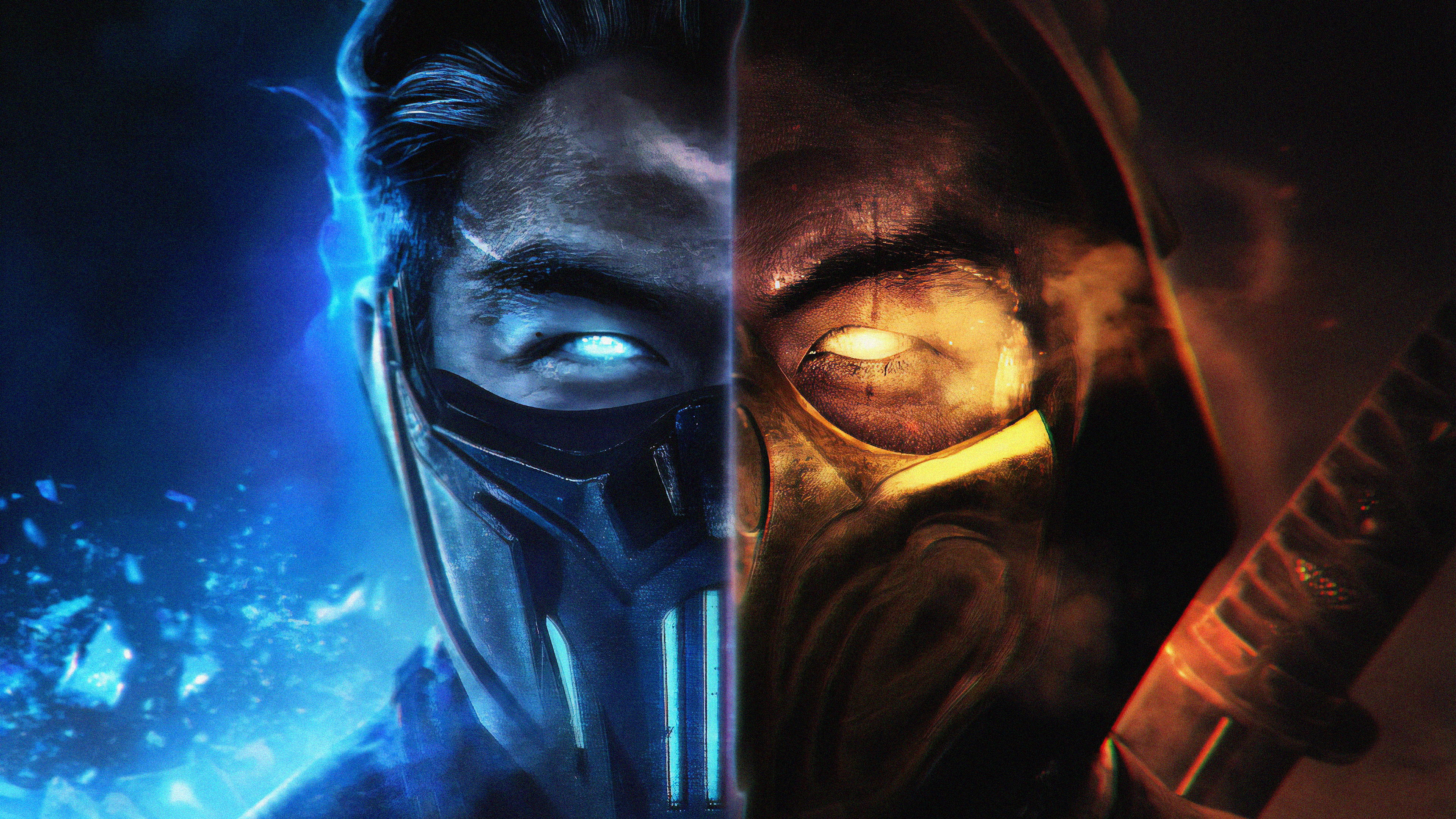 mortal kombat scorpion vs sub zero  Wallpapers