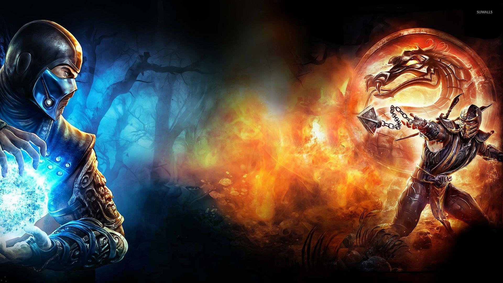 mortal kombat scorpion vs sub zero  Wallpapers