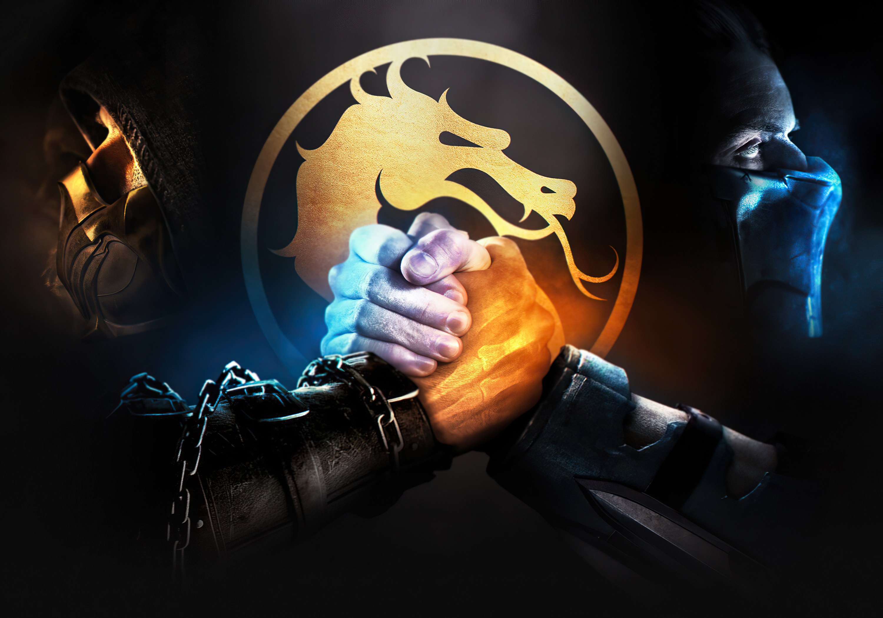 mortal kombat scorpion vs sub zero  Wallpapers