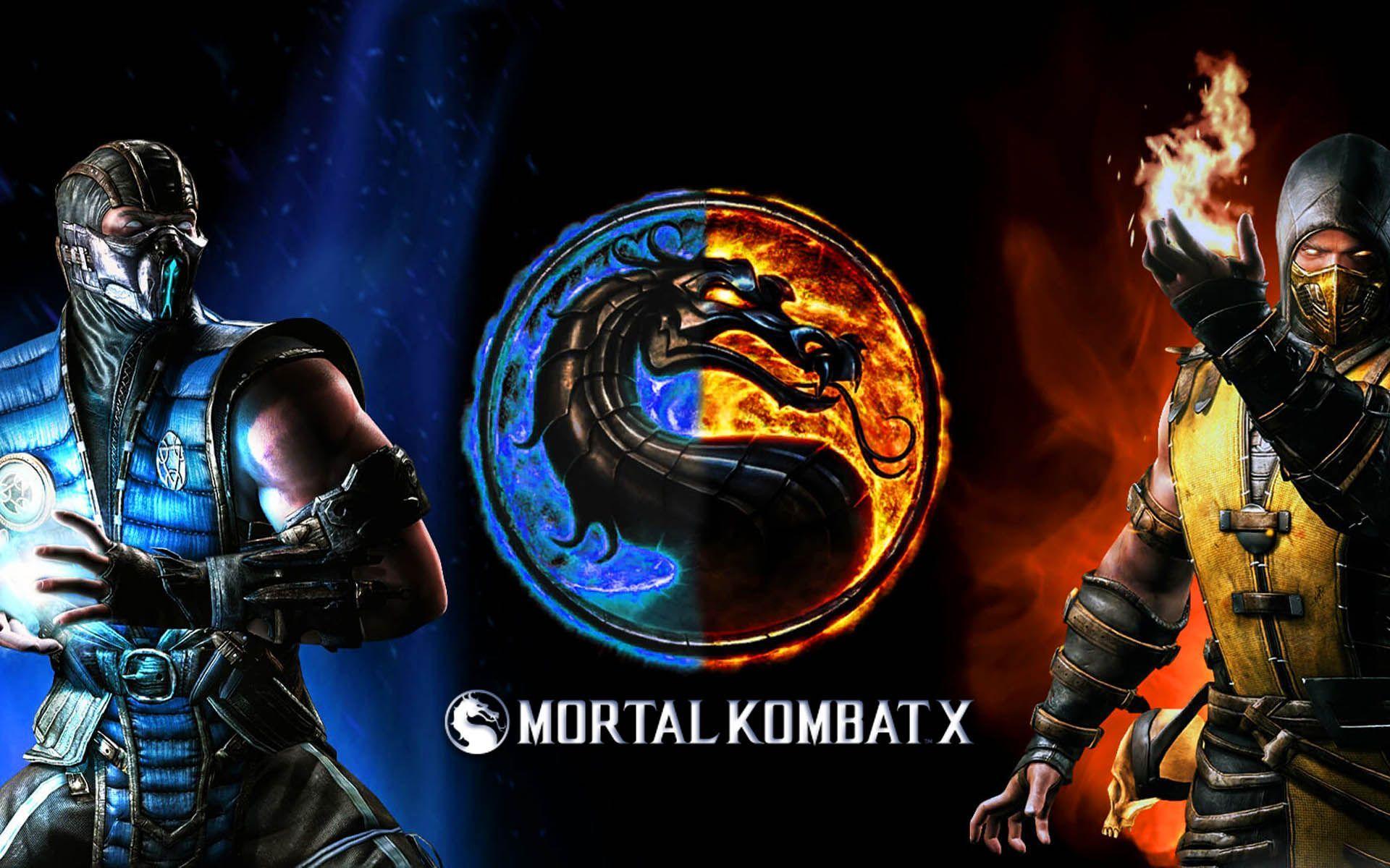 mortal kombat scorpion vs sub zero  Wallpapers