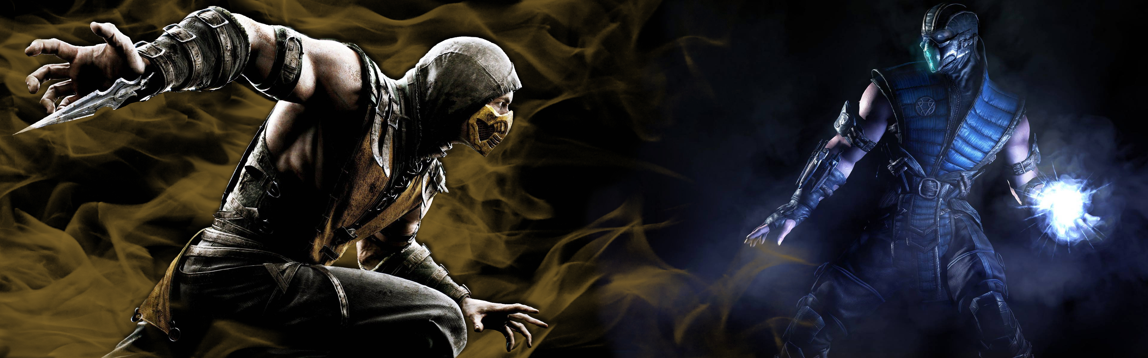 mortal kombat scorpion vs sub zero  Wallpapers