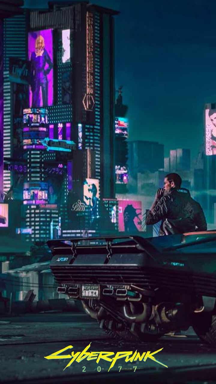 Neon Welcome To Night City Cyberpunk 2077 Wallpapers