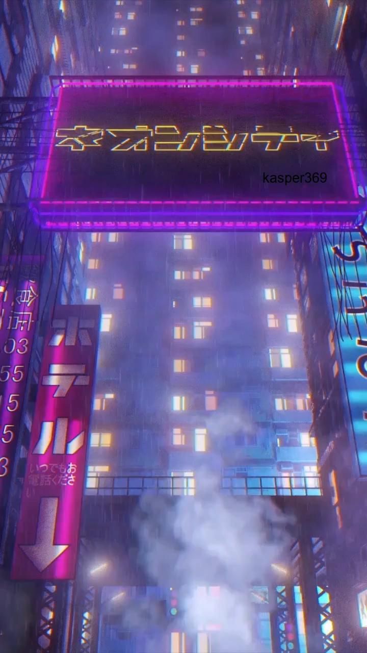 Neon Welcome To Night City Cyberpunk 2077 Wallpapers