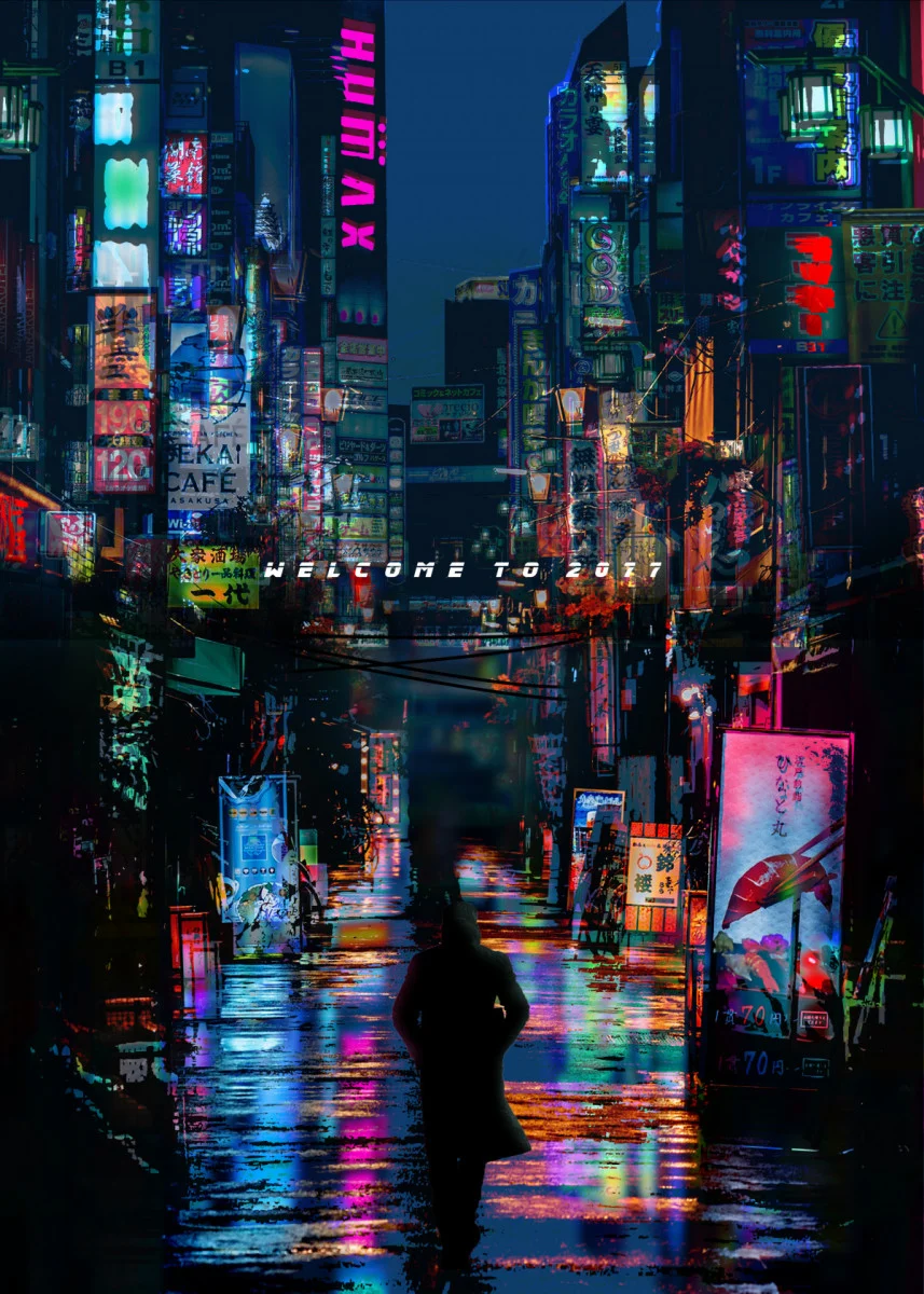 Neon Welcome To Night City Cyberpunk 2077 Wallpapers