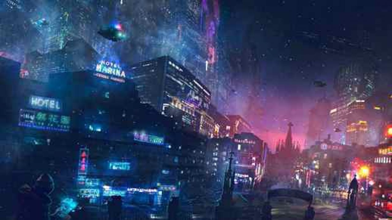 Neon Welcome To Night City Cyberpunk 2077 Wallpapers