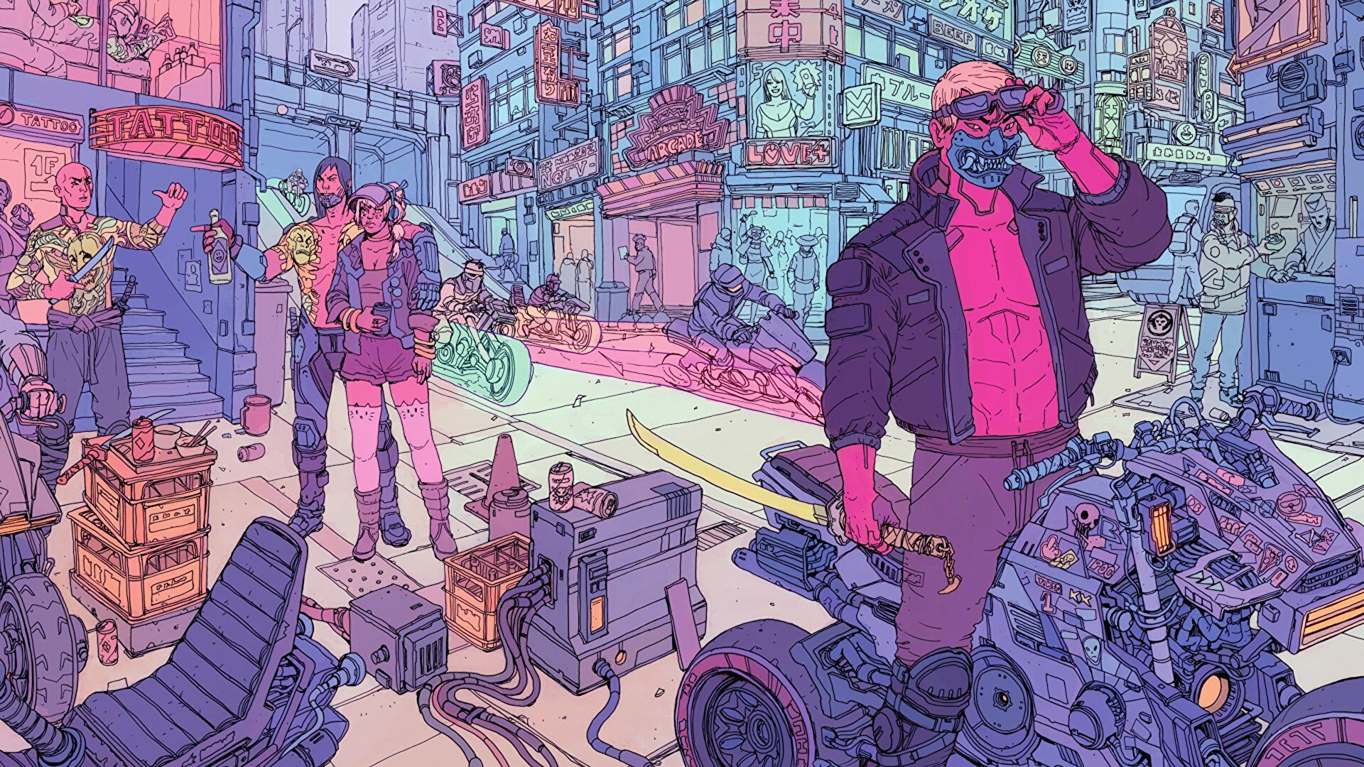 New Cyberpunk 2077 Illustration 2020 Wallpapers