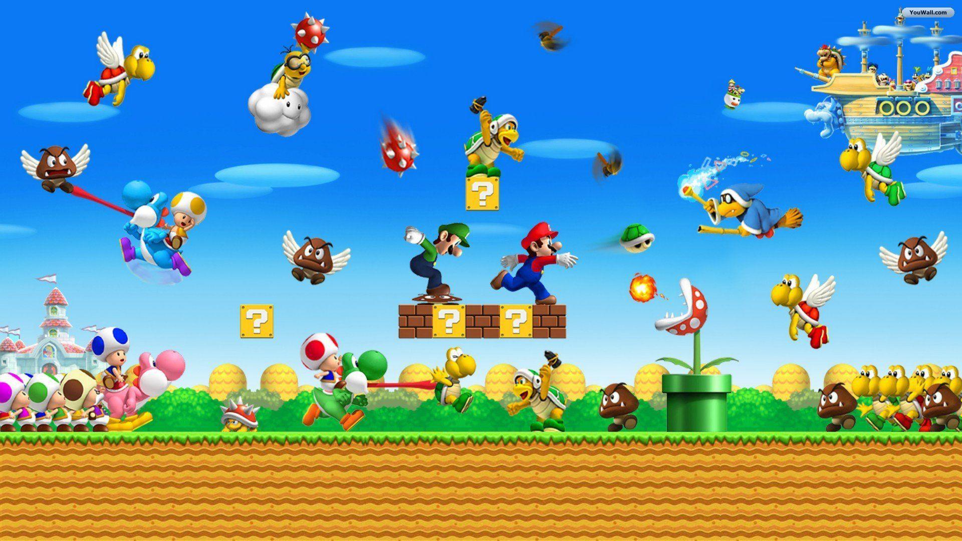 New Super Mario Bros. Wii Wallpapers