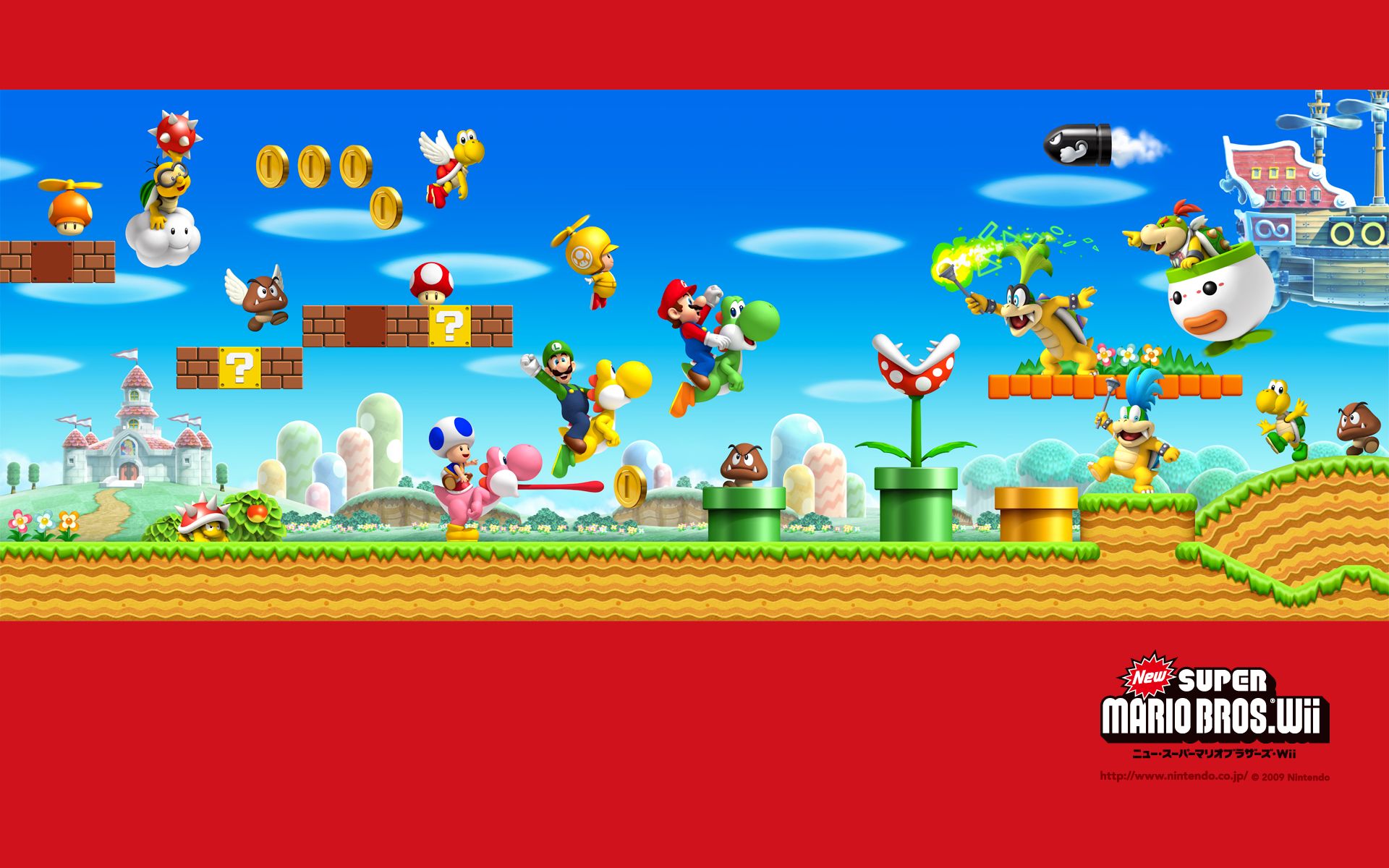 New Super Mario Bros. Wii Wallpapers