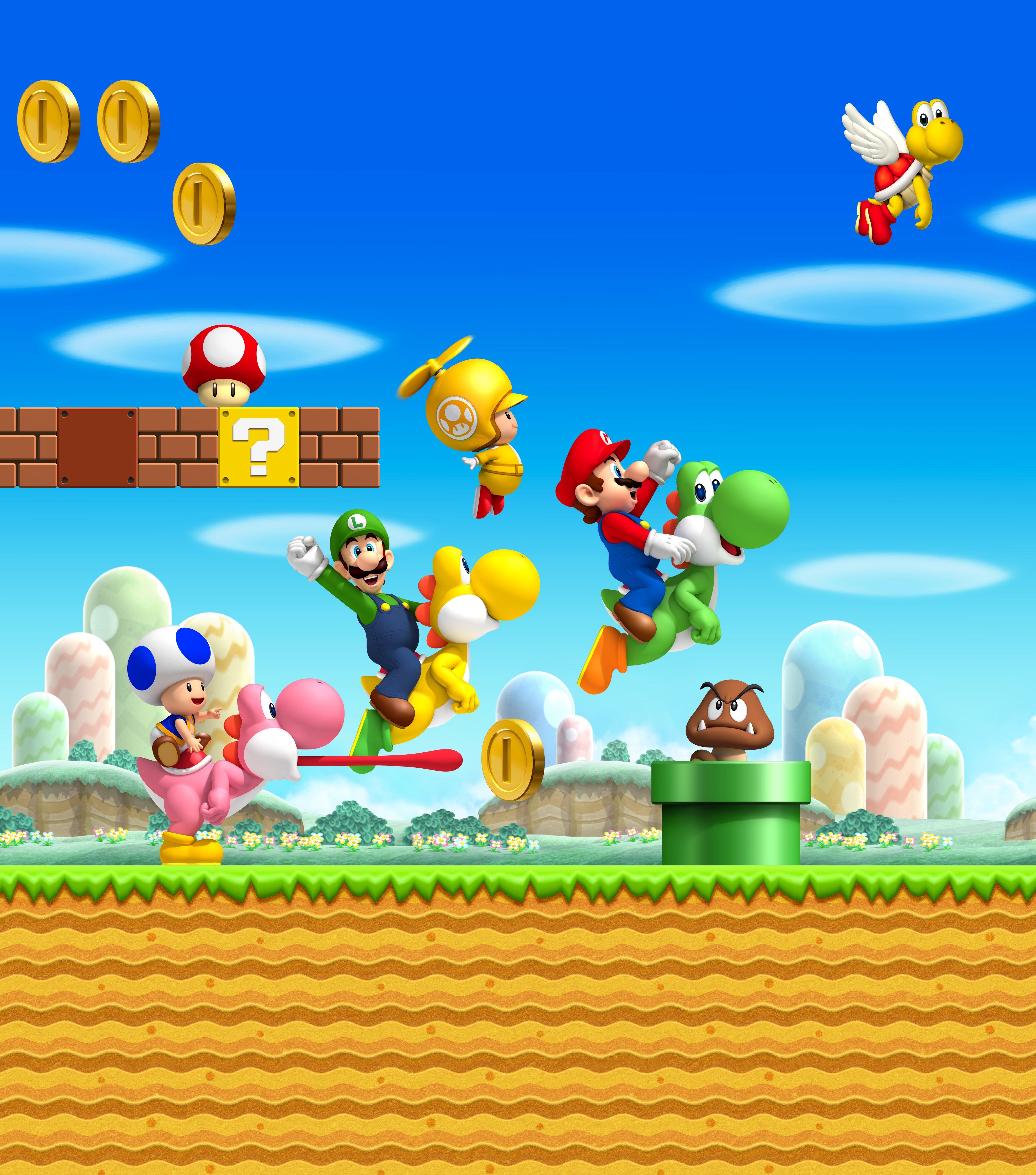 New Super Mario Bros. Wii Wallpapers