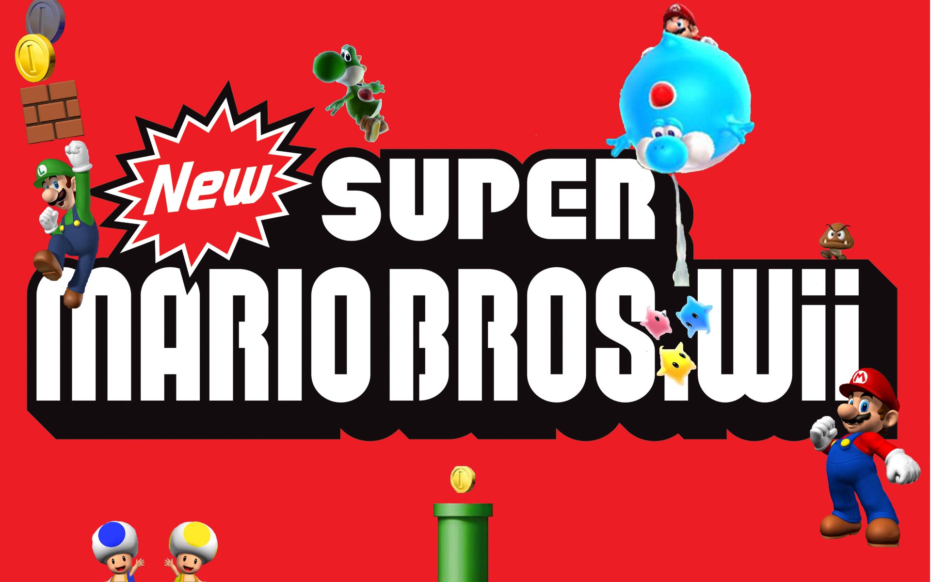 New Super Mario Bros. Wii Wallpapers