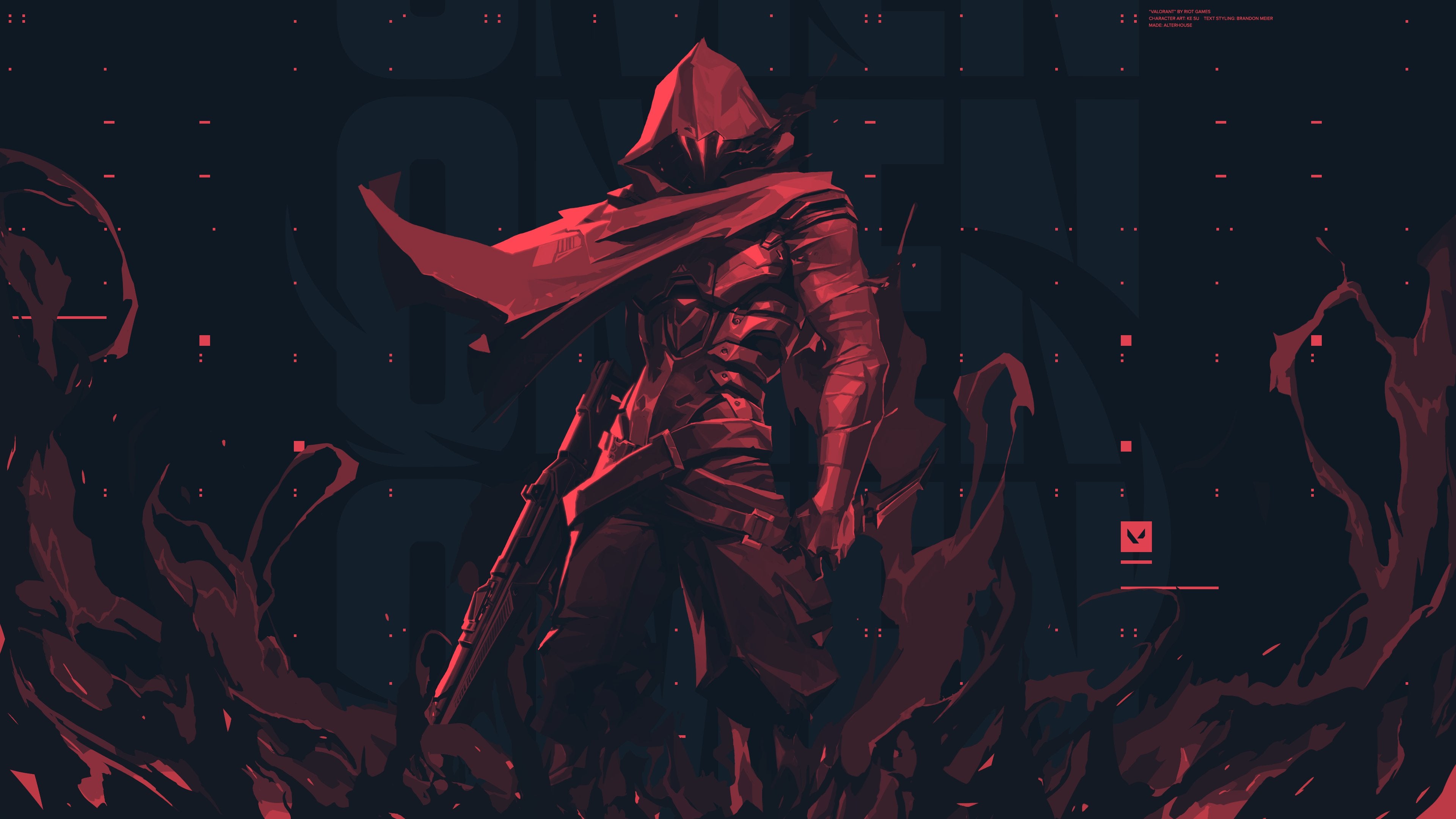 Omen Red Valorant Wallpapers