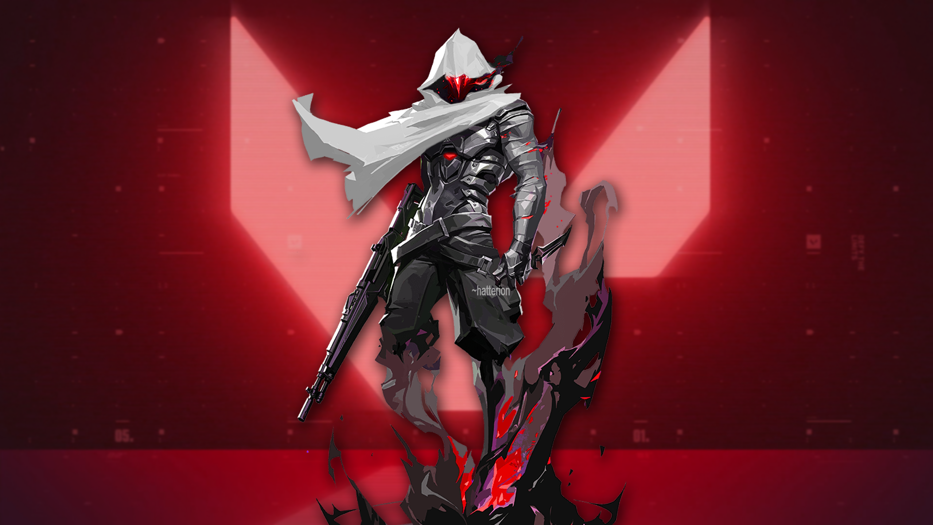 Omen Red Valorant Wallpapers