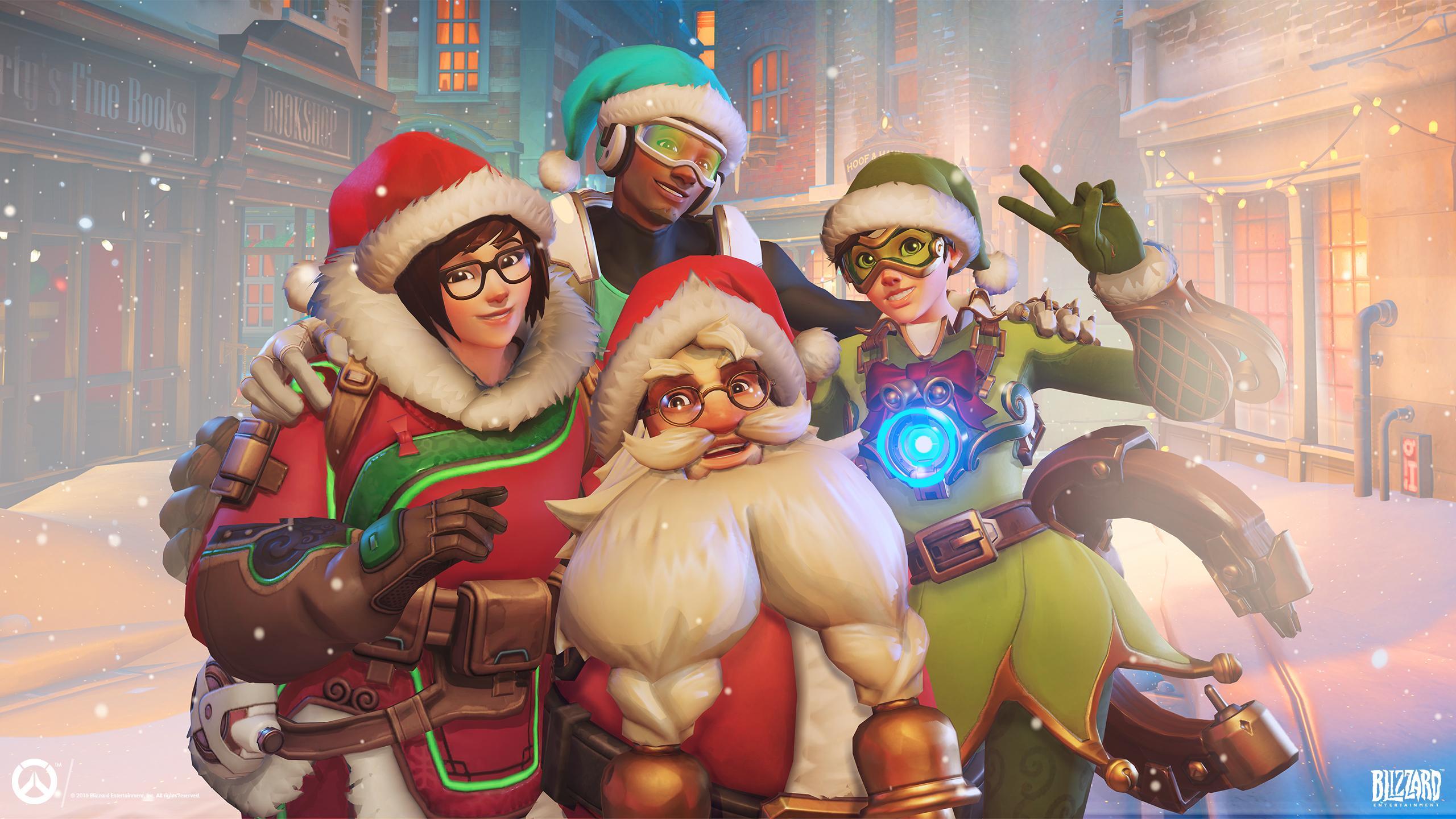 overwatch christmasWallpapers