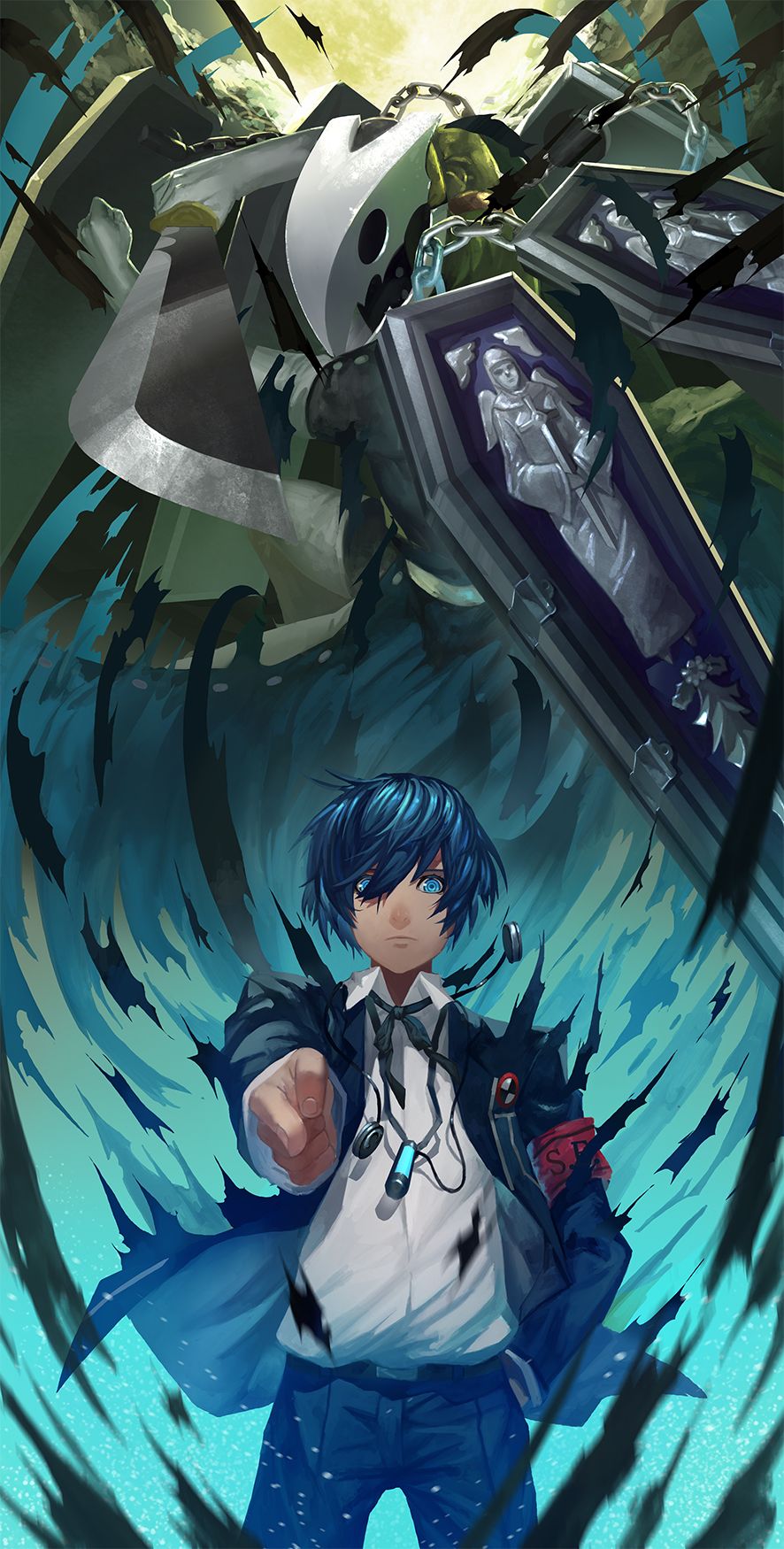 persona 3 thanatos  Wallpapers