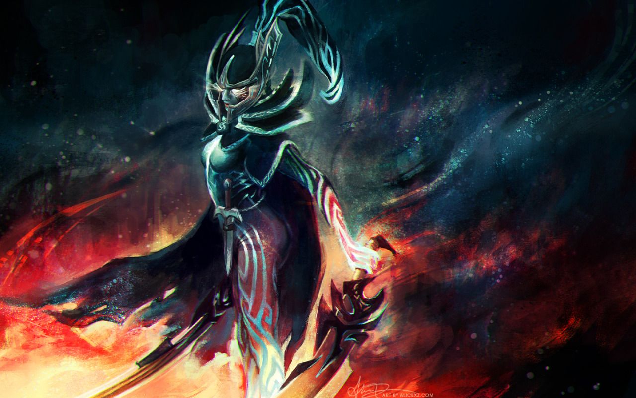 Phantom Assassin DotA 2 Digital Wallpapers