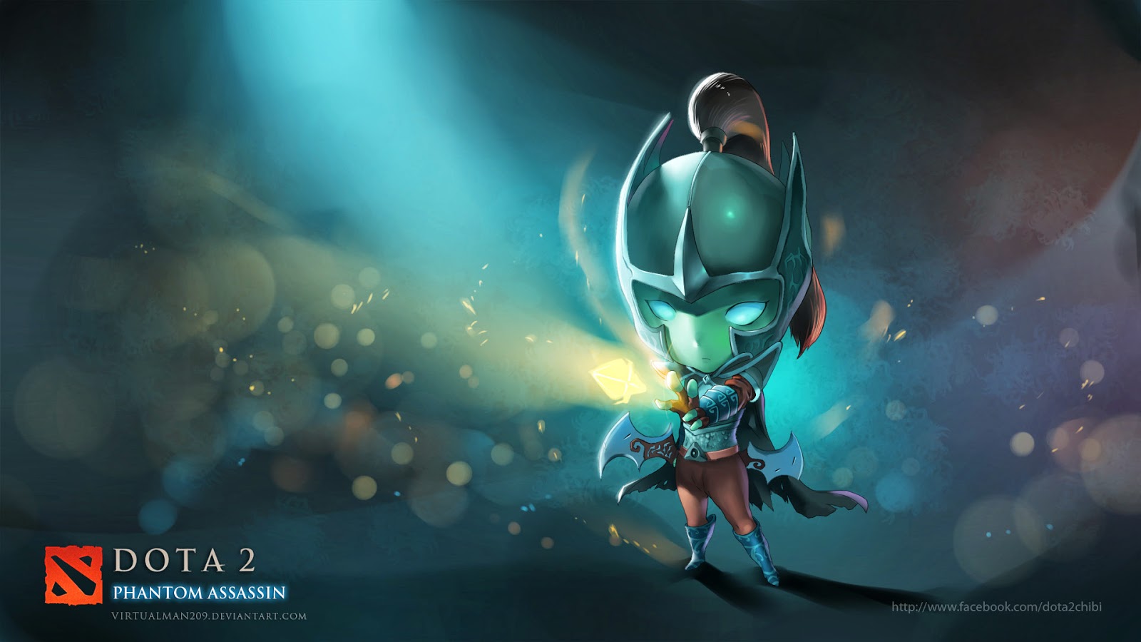 Phantom Assassin DotA 2 Digital Wallpapers