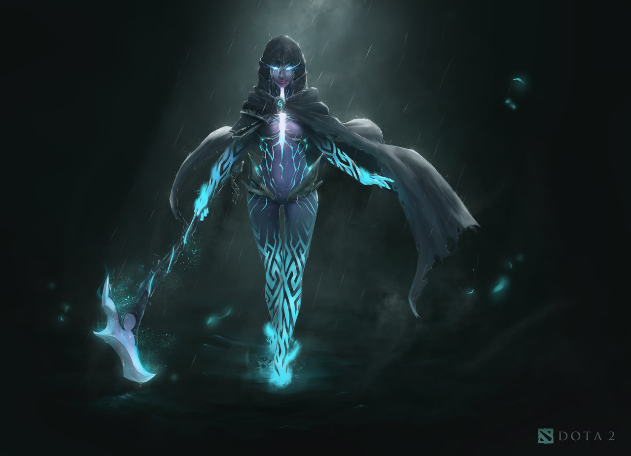 Phantom Assassin DotA 2 Digital Wallpapers