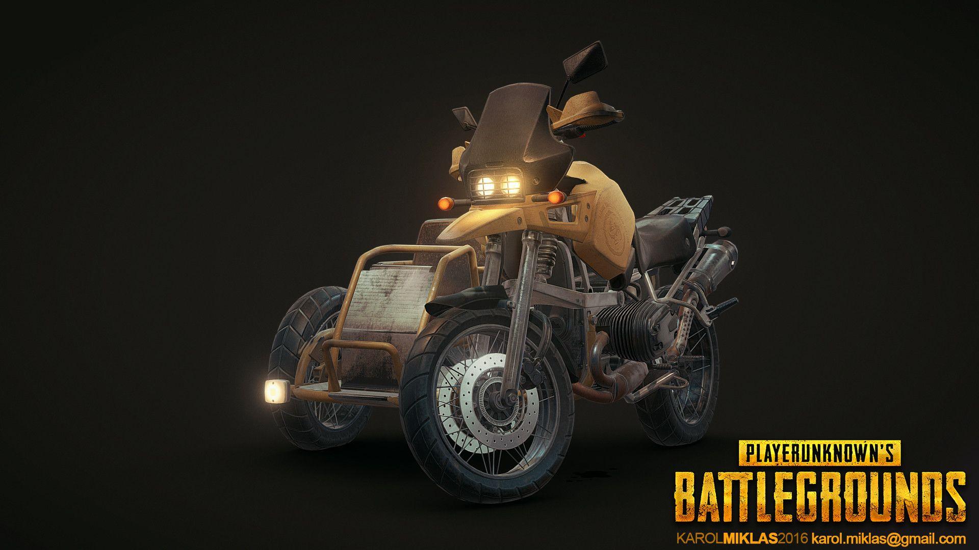 Playerunknown's Battlegrounds Biker Wallpapers