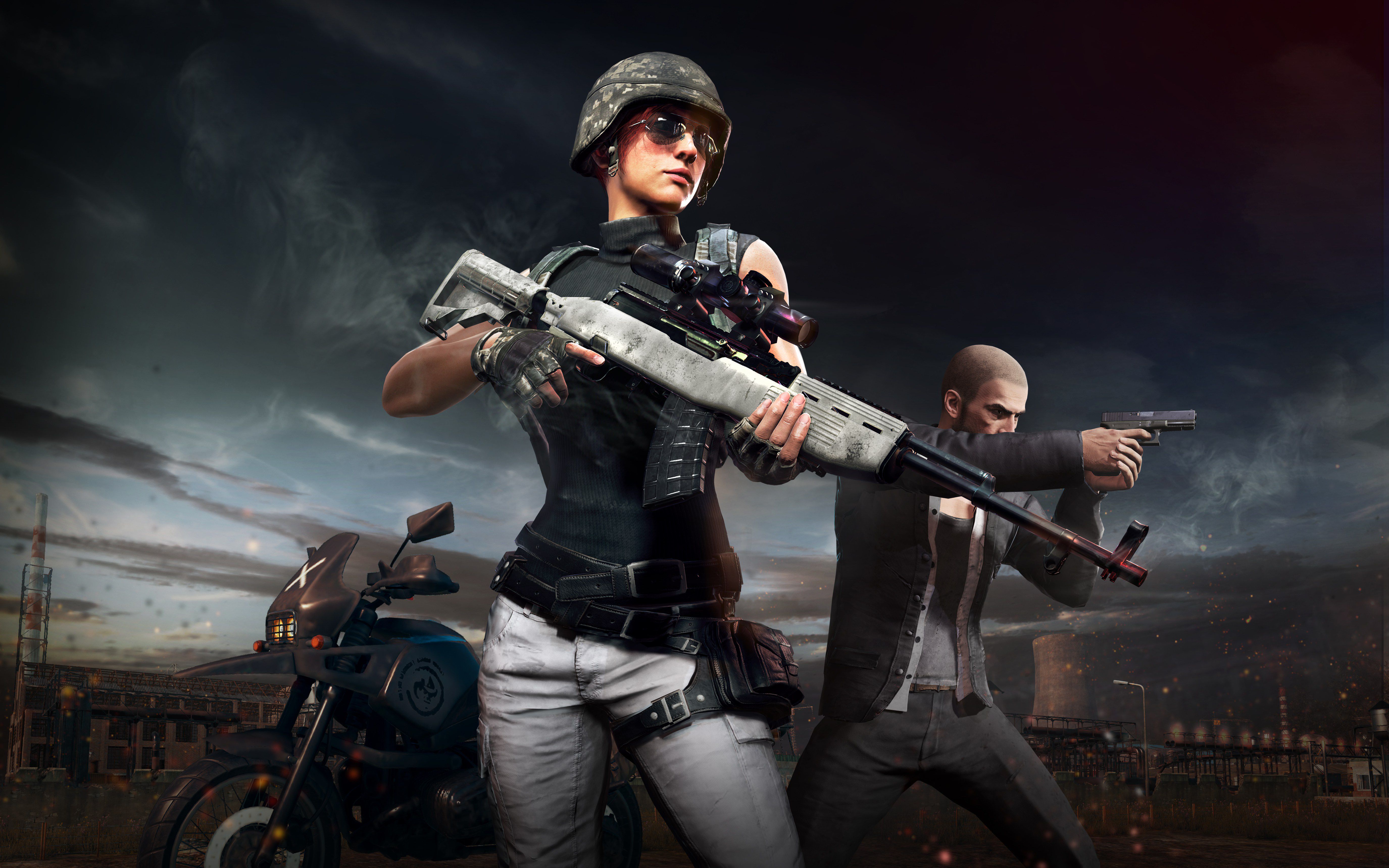 Playerunknown's Battlegrounds Biker Wallpapers