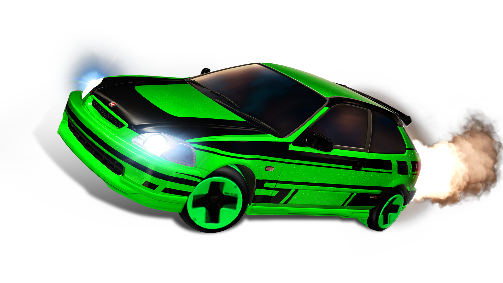 Rocket League Green Car Wallpapers