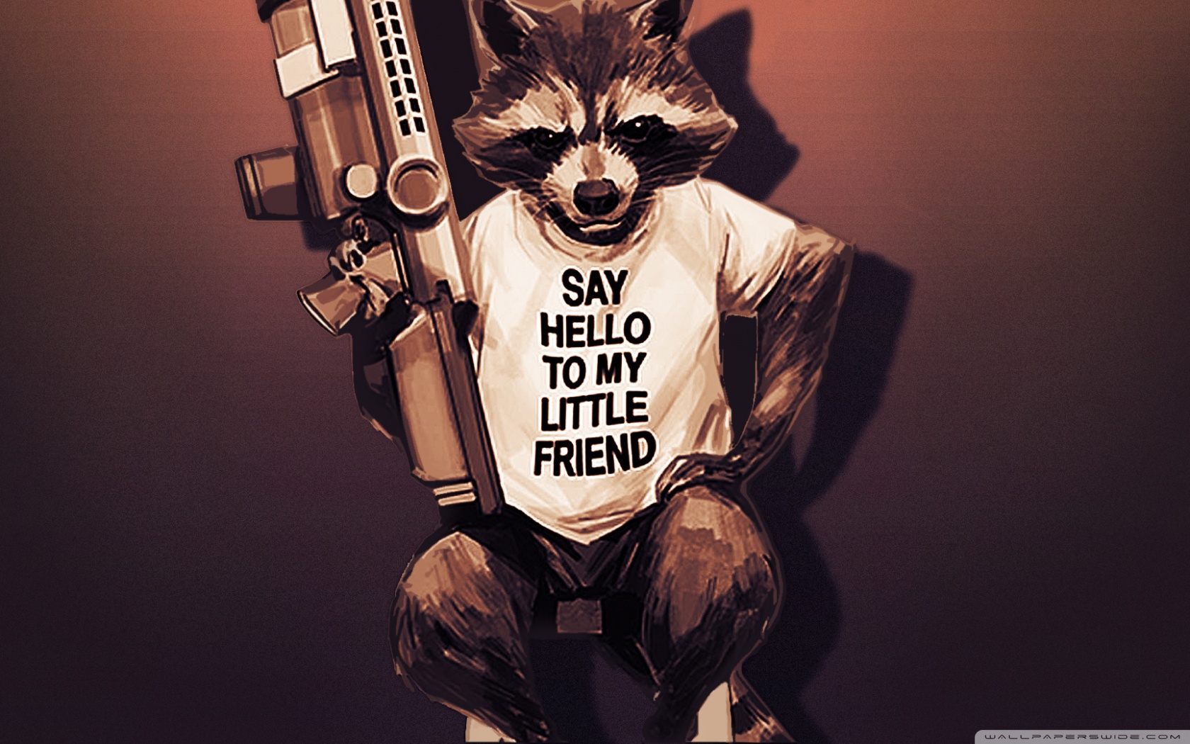 Rocket Raccoon Guardians Of The Galaxy Gaming Wallpapers