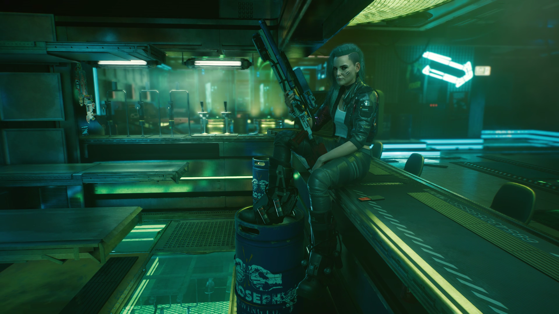 Rogue and Johnny Silverhand Cyberpunk 2077 Wallpapers