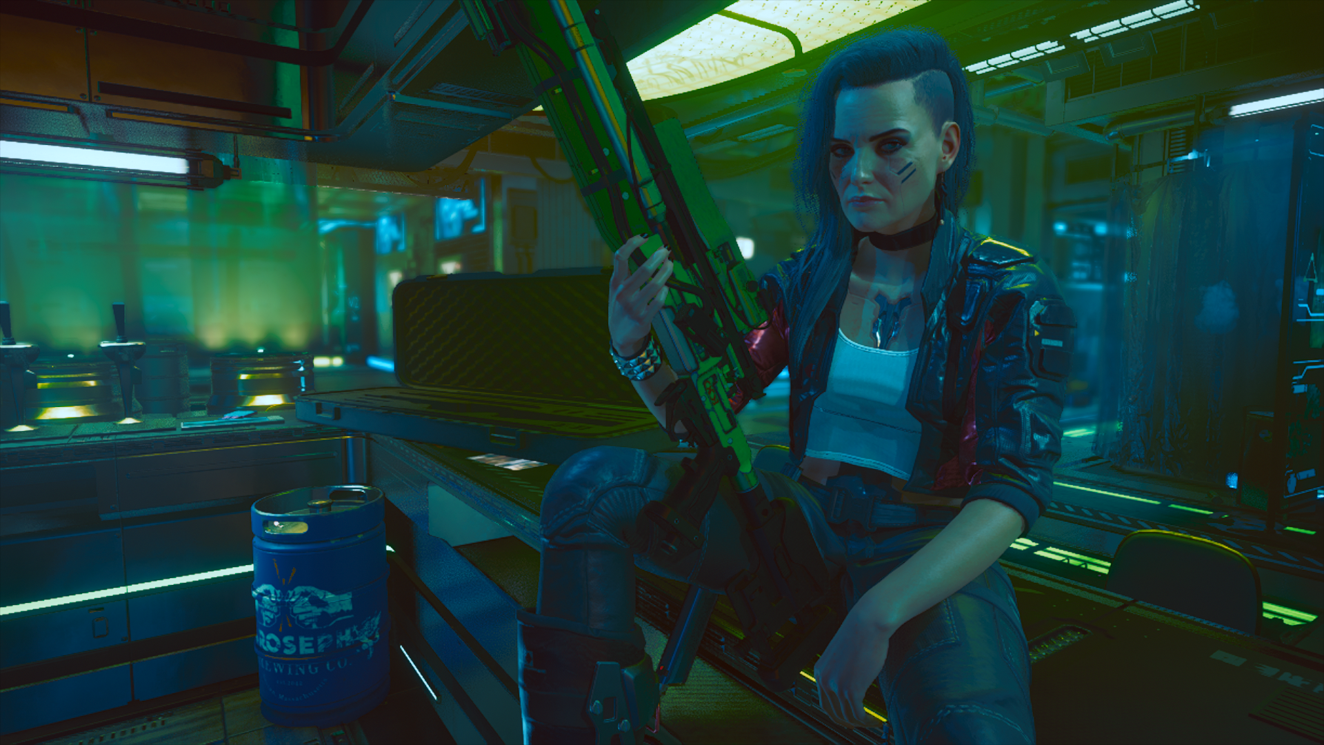 Rogue and Johnny Silverhand Cyberpunk 2077 Wallpapers