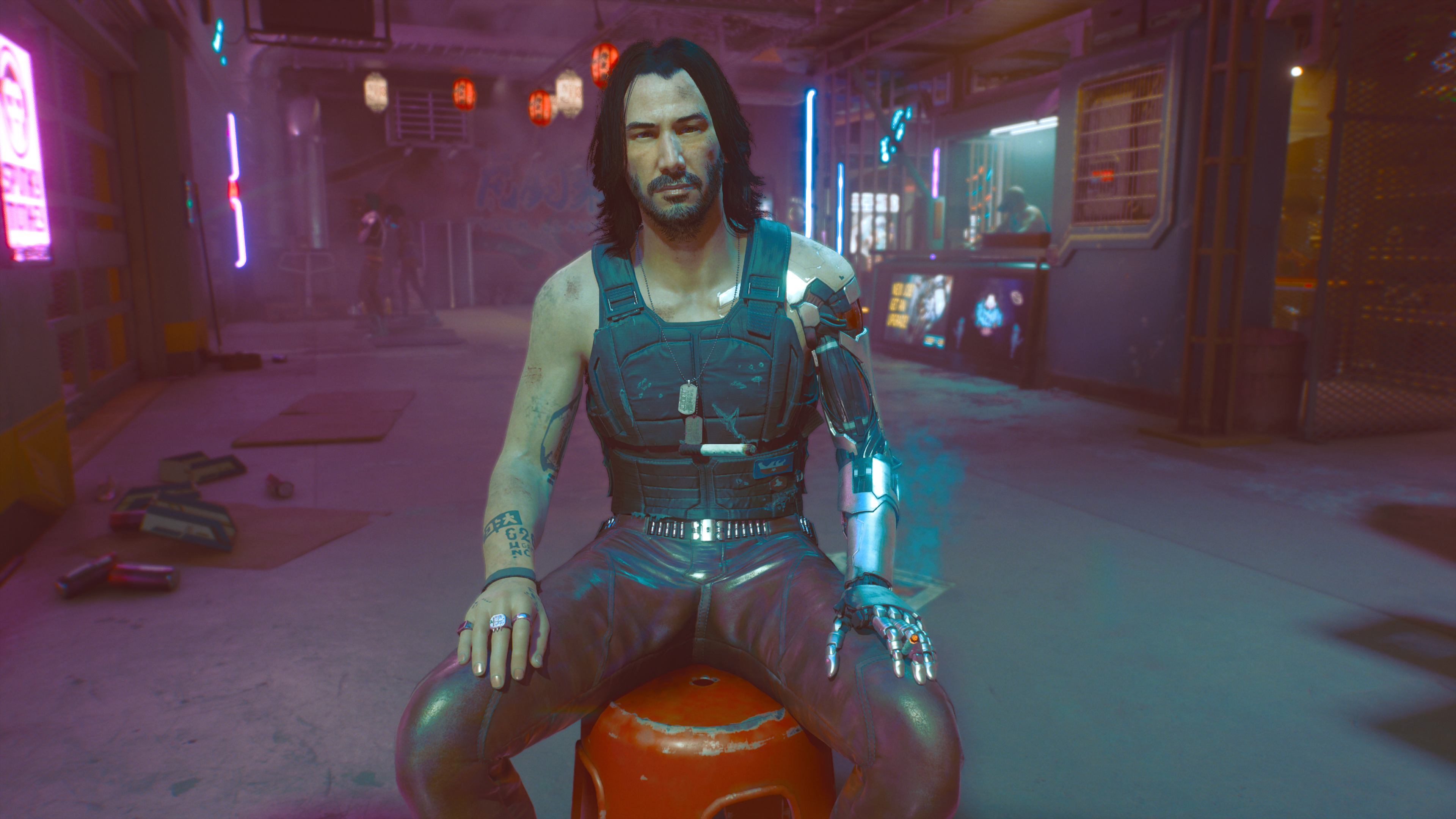 Rogue and Johnny Silverhand Cyberpunk 2077 Wallpapers