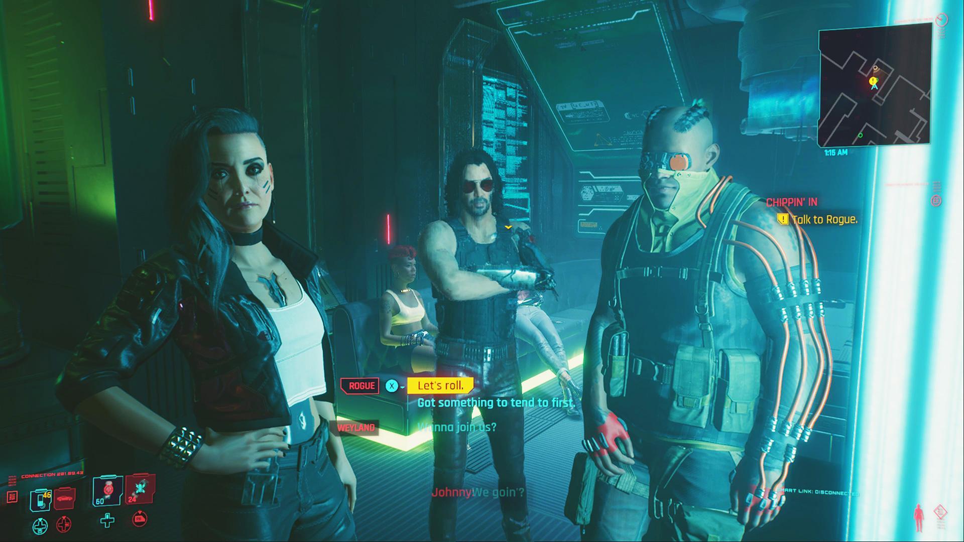 Rogue and Johnny Silverhand Cyberpunk 2077 Wallpapers