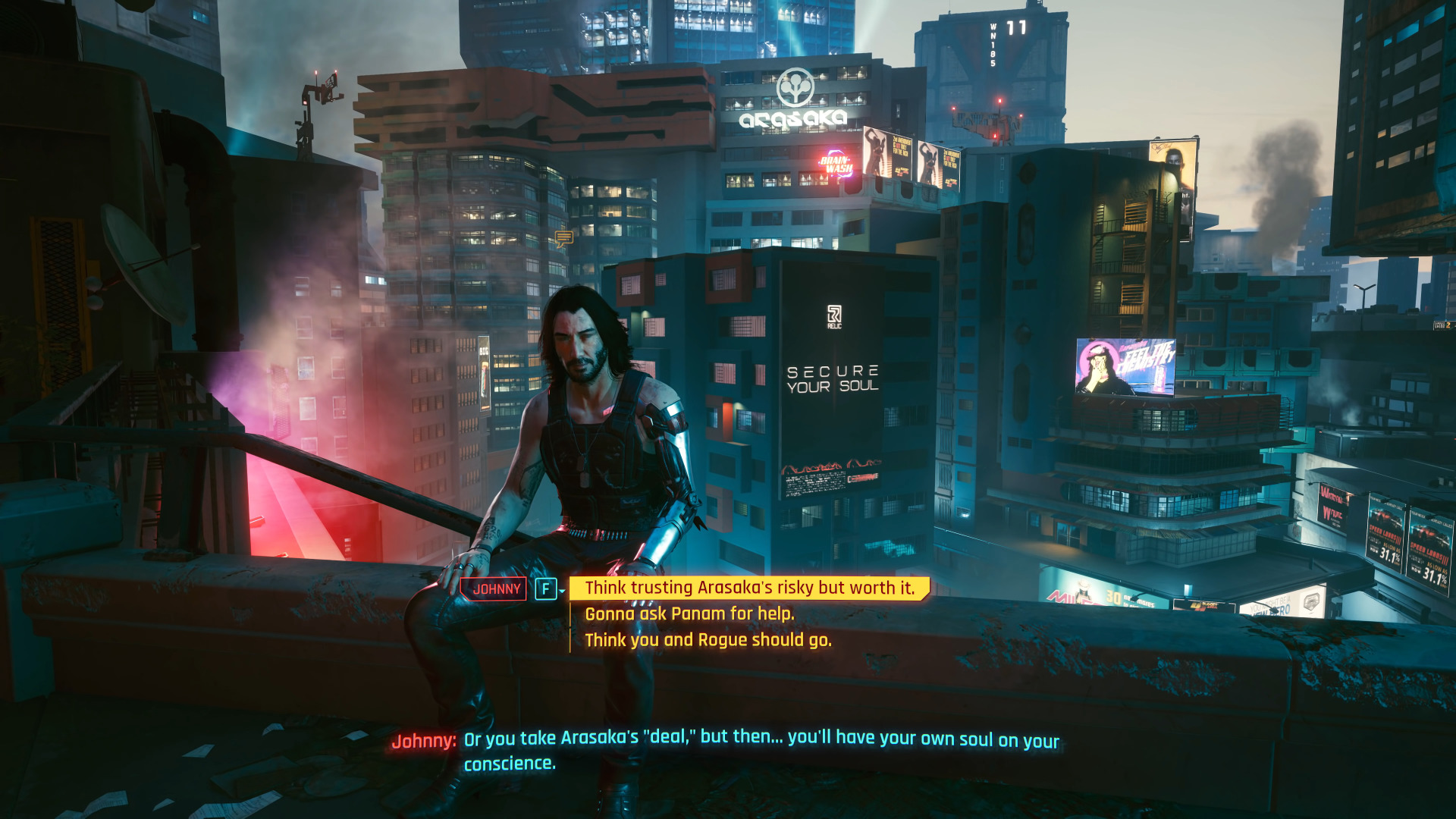 Rogue and Johnny Silverhand Cyberpunk 2077 Wallpapers