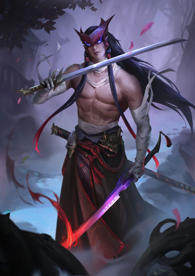 Samurai Yone League Of Legends 8K Wallpapers