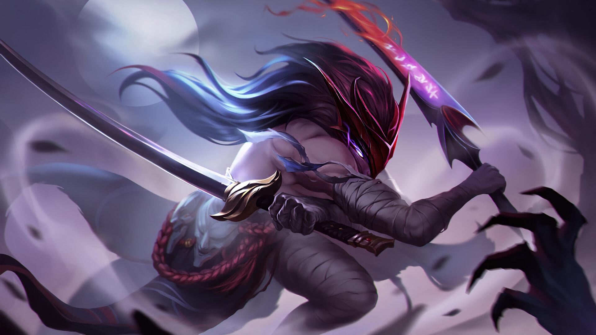 Samurai Yone League Of Legends 8K Wallpapers