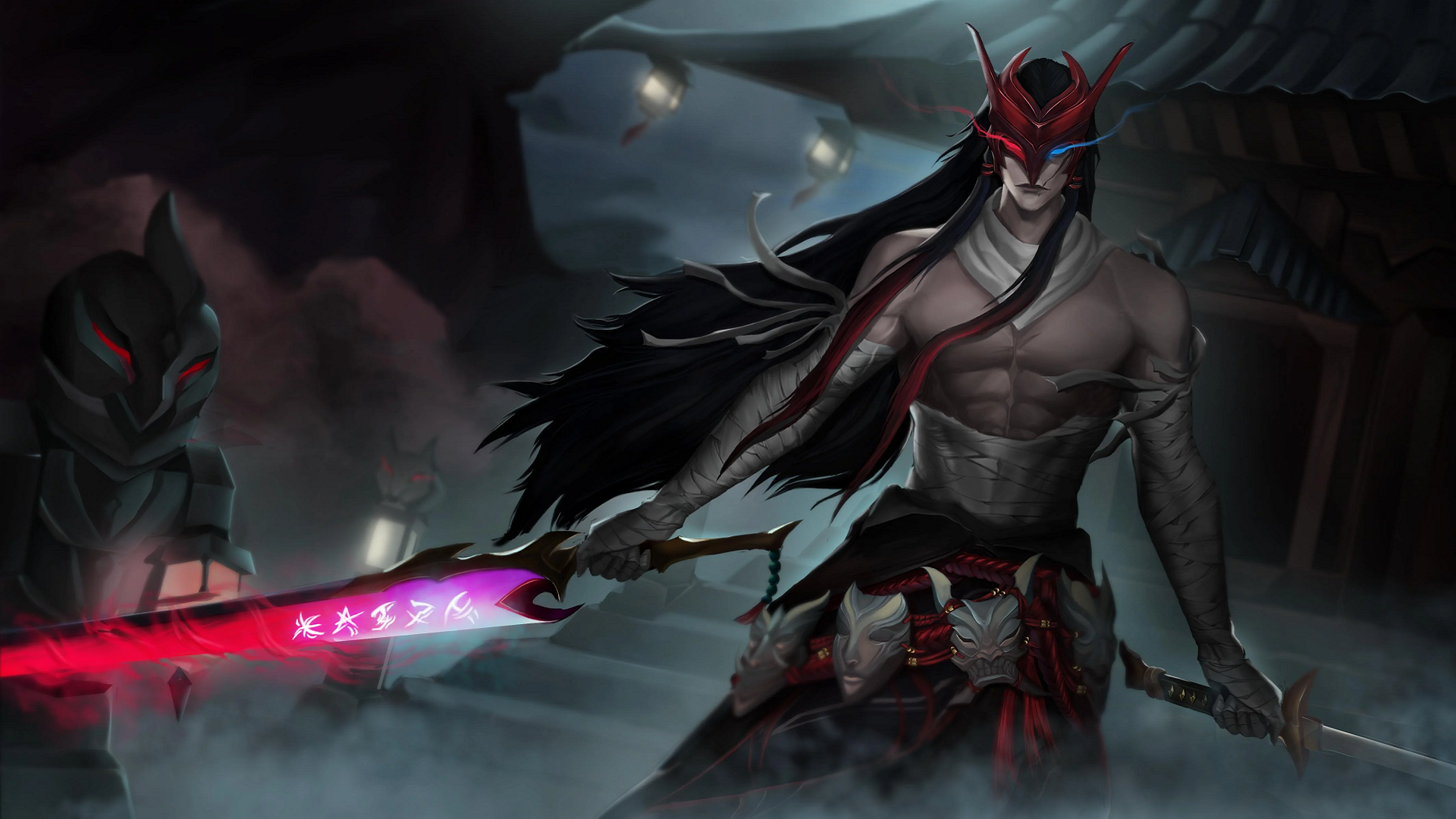 Samurai Yone League Of Legends 8K Wallpapers