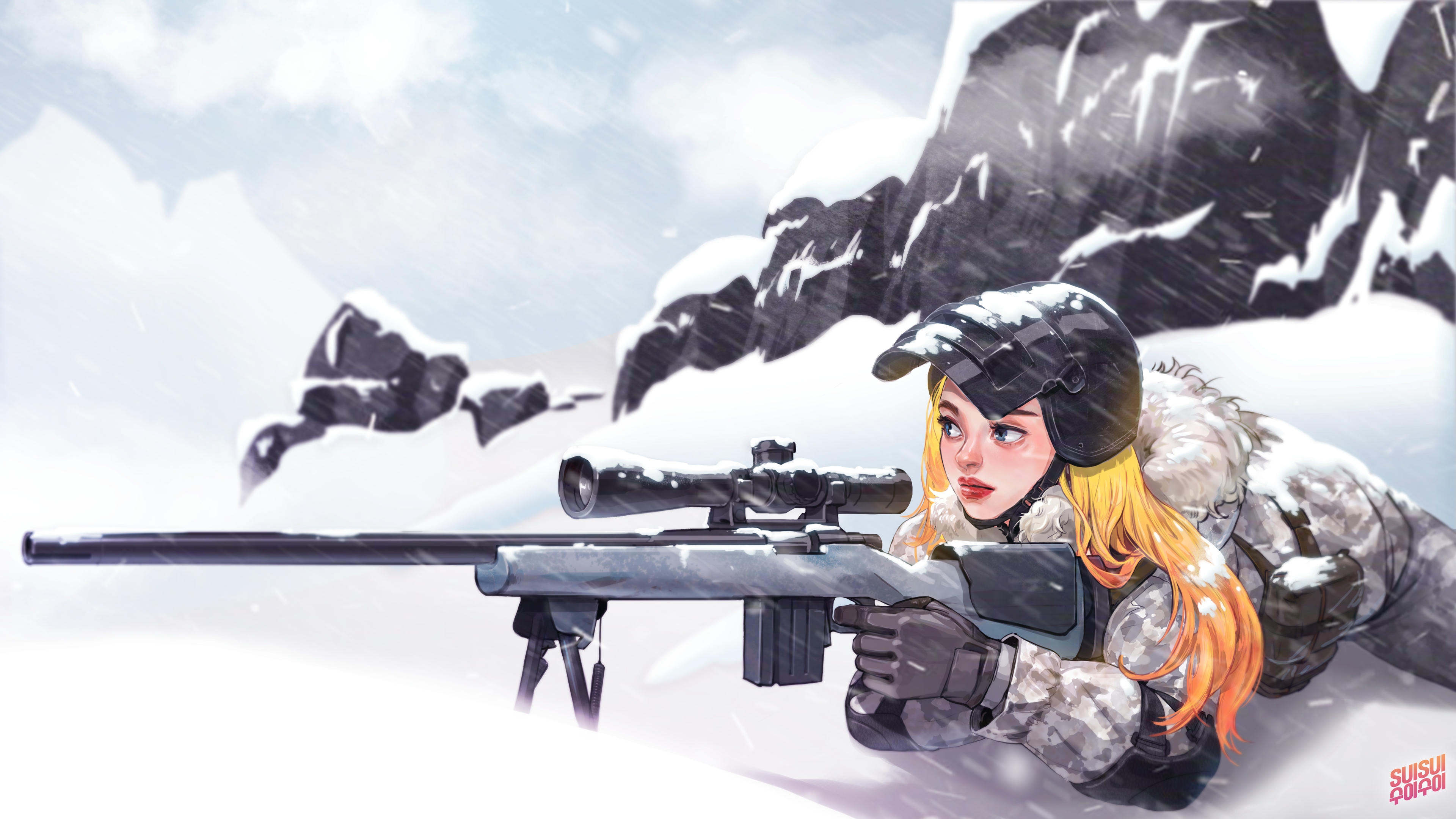 Sniper Girl Playerunknowns Battlegrounds Wallpapers