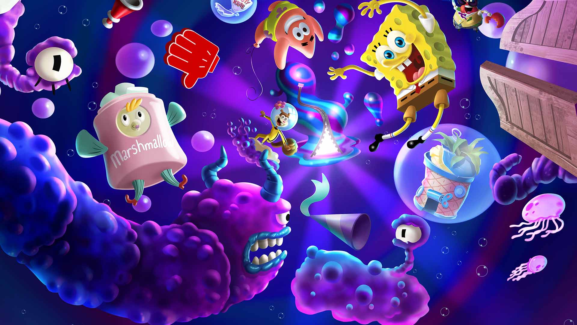 SpongeBob SquarePants The Cosmic Shake HD Wallpapers