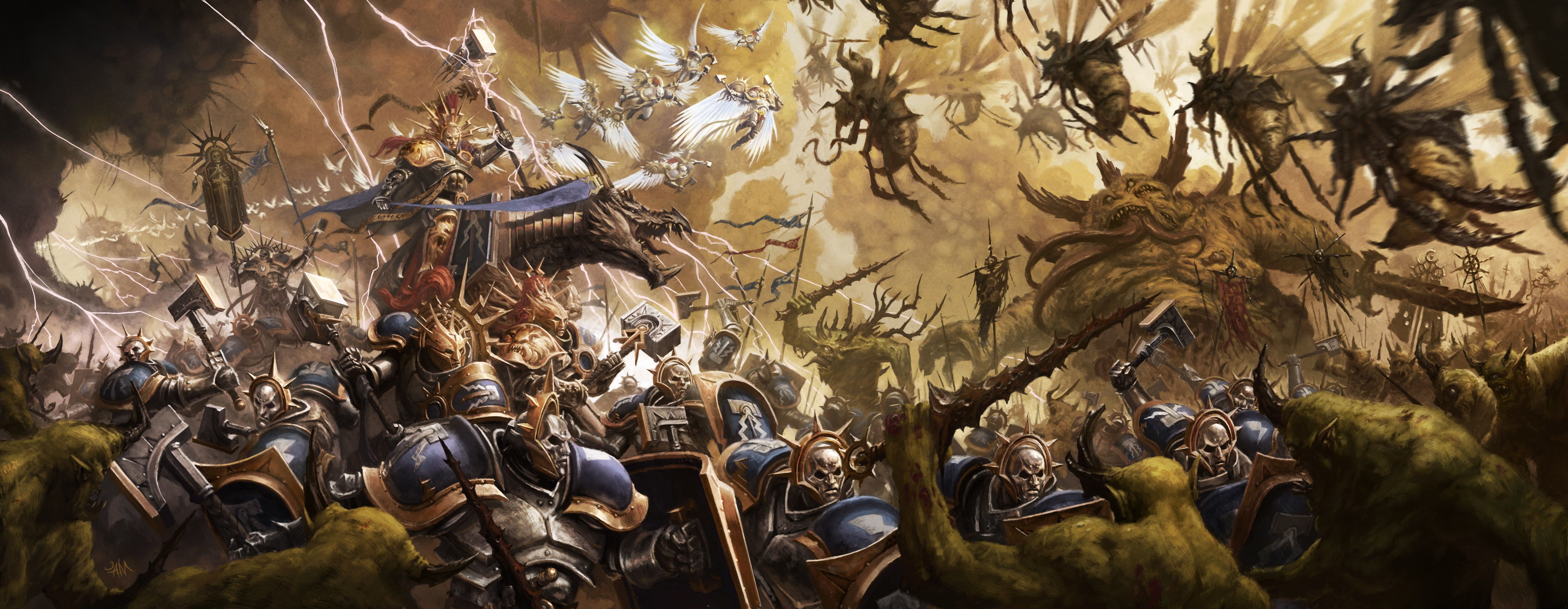 Stormcast Eternals Warhammer Warrior Wallpapers