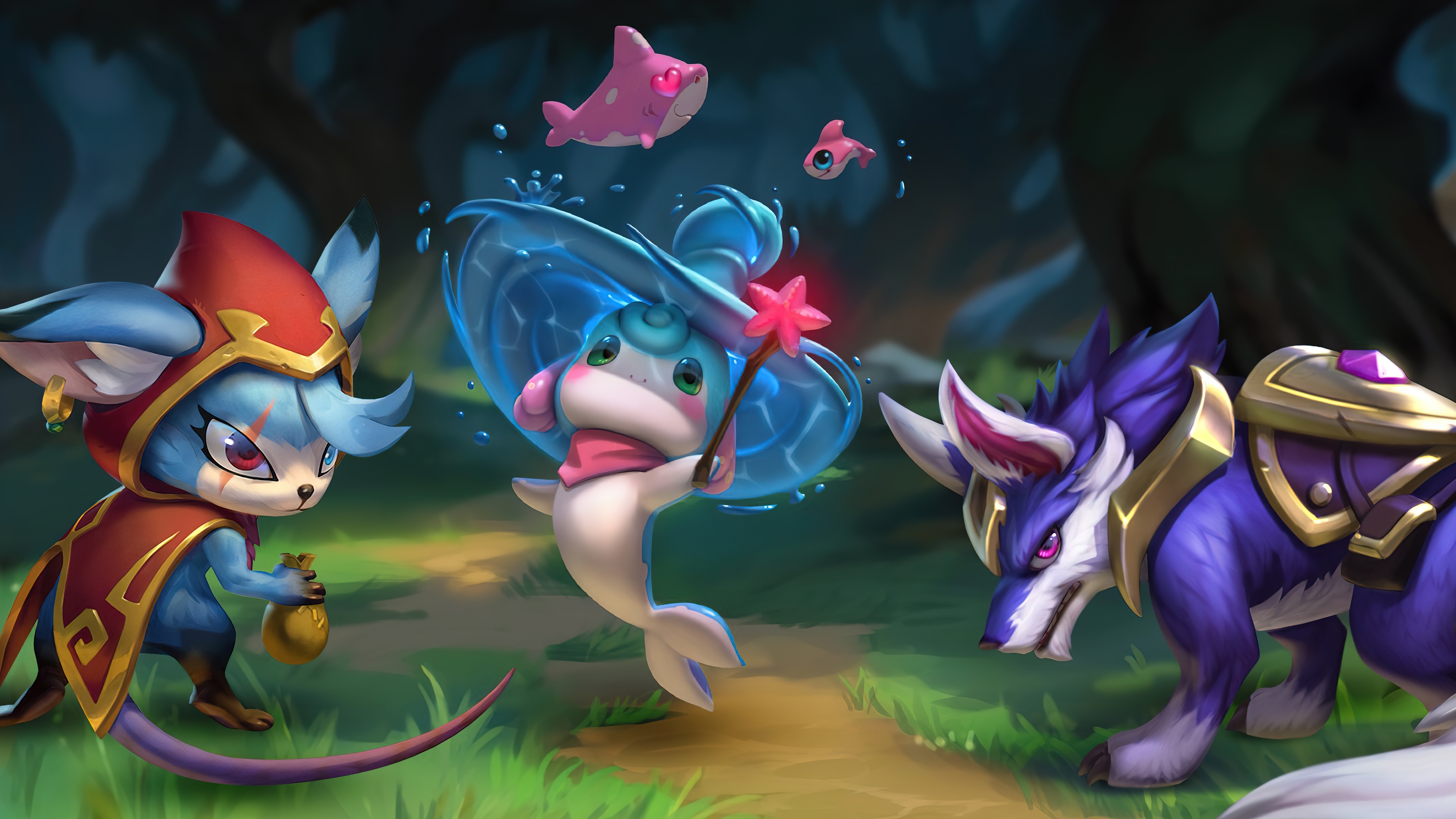 Teamfight Tactics Molediver Featherknight Little Legends Wallpapers