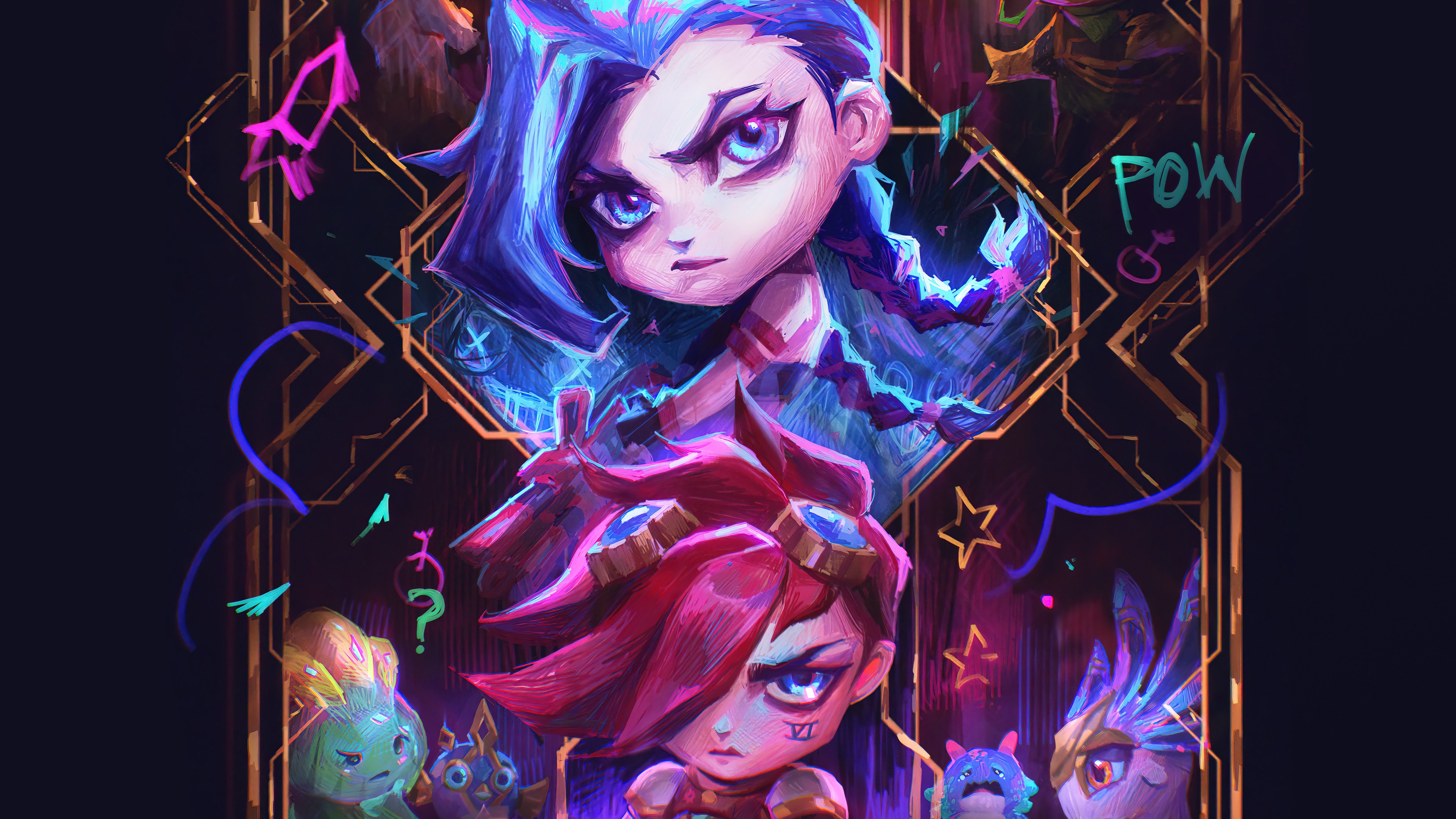 VI League Of Legends Digital Wallpapers