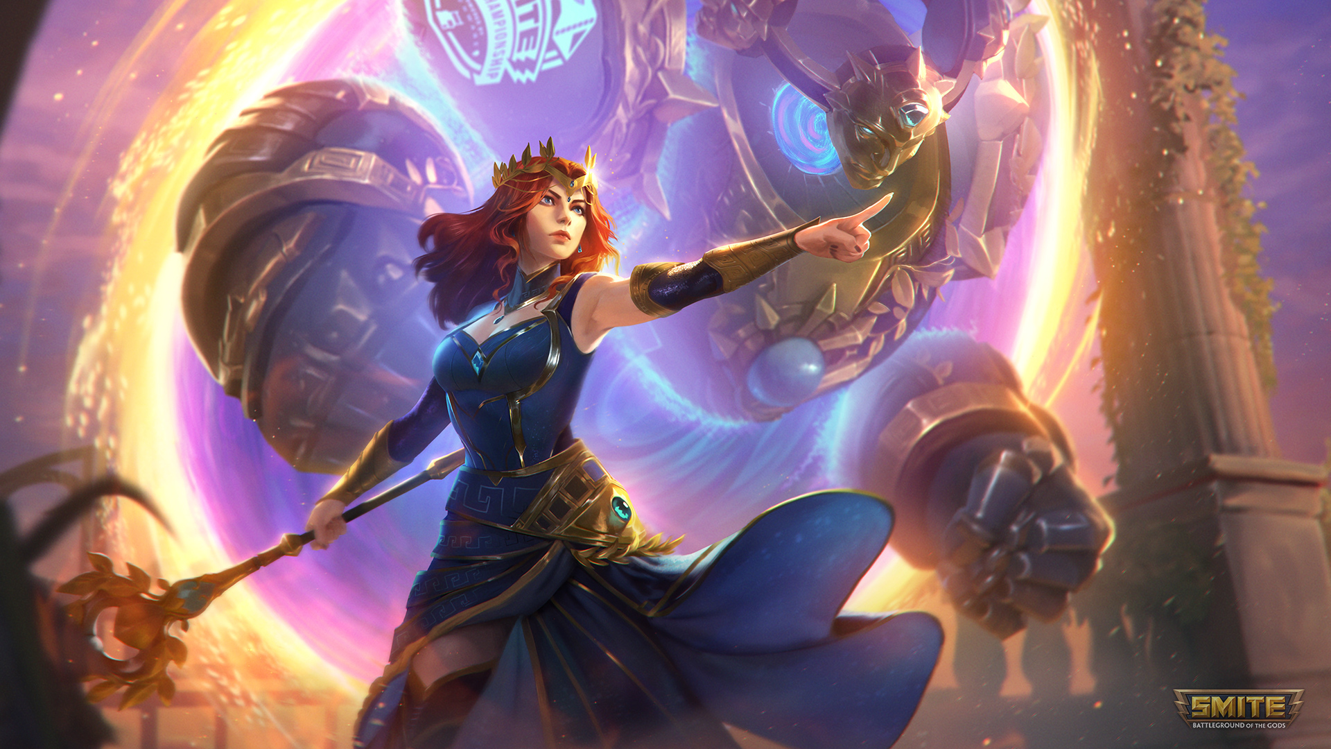 Void Sorceress Yemoja Smite Gaming Wallpapers