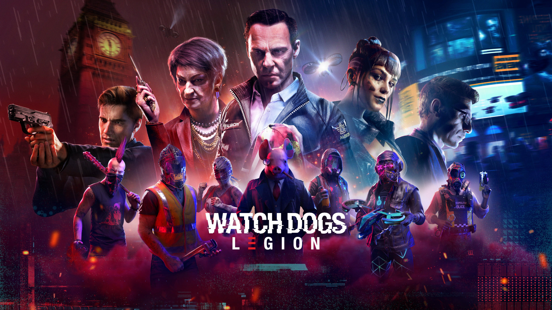 Watch Dogs Legion Future Fight Wallpapers